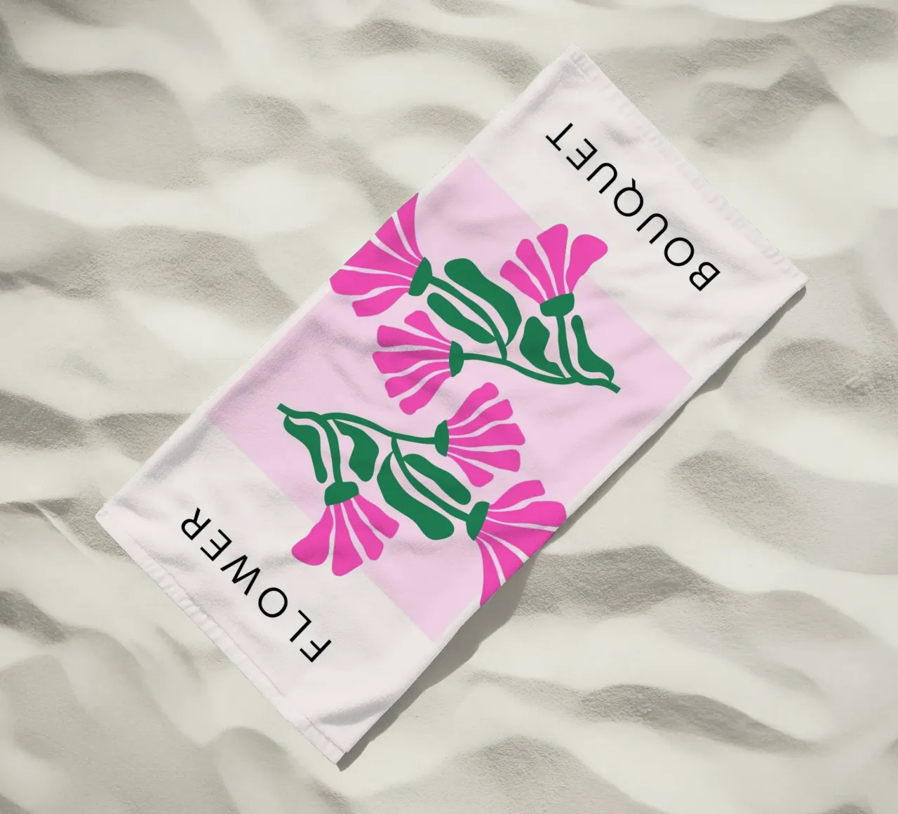 Psychedelic Blob Flower Groovy Abstract Pop Art Print beach towel by NorwesClub