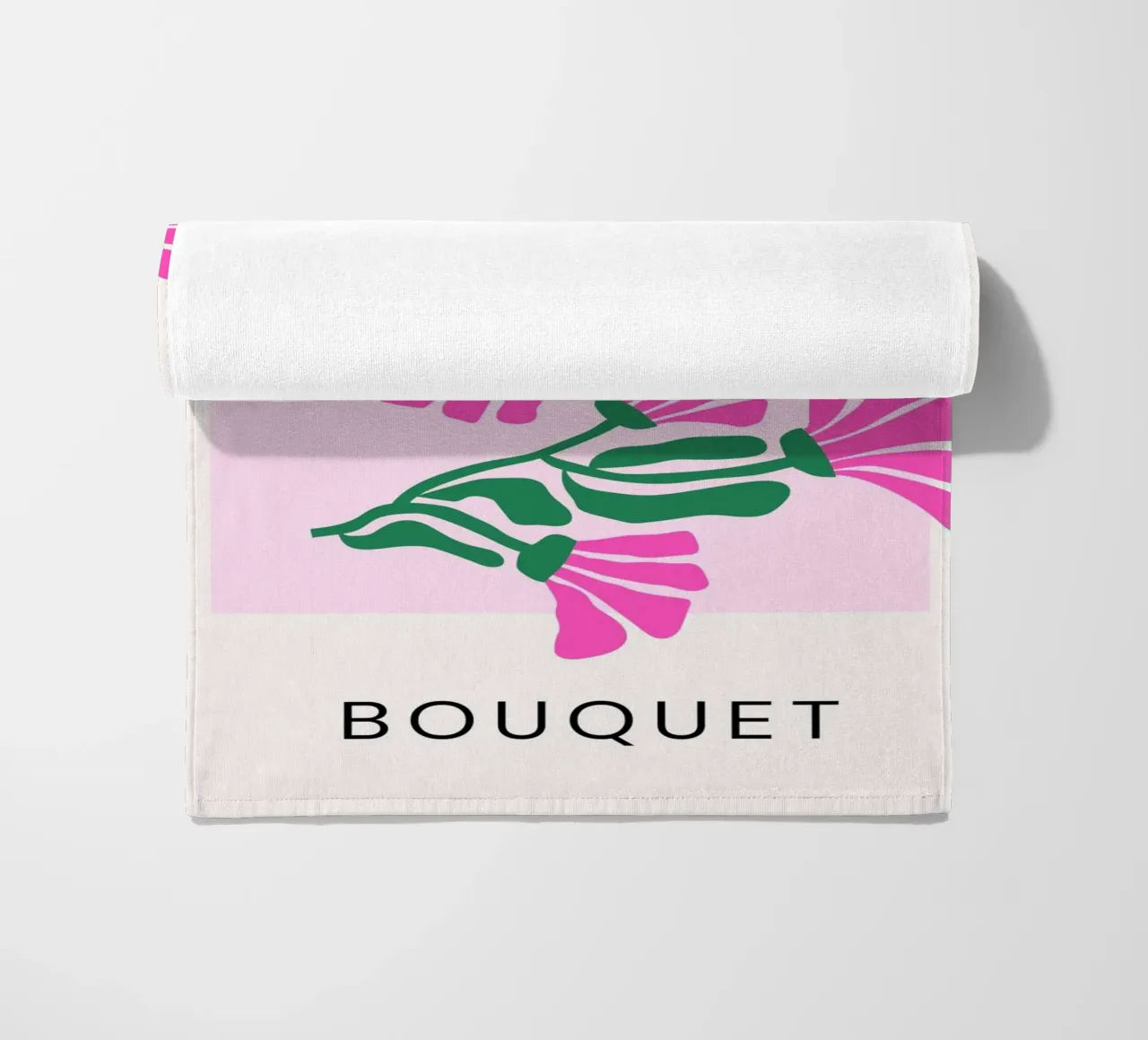 Psychedelic Blob Flower Groovy Abstract Pop Art Print beach towel by NorwesClub