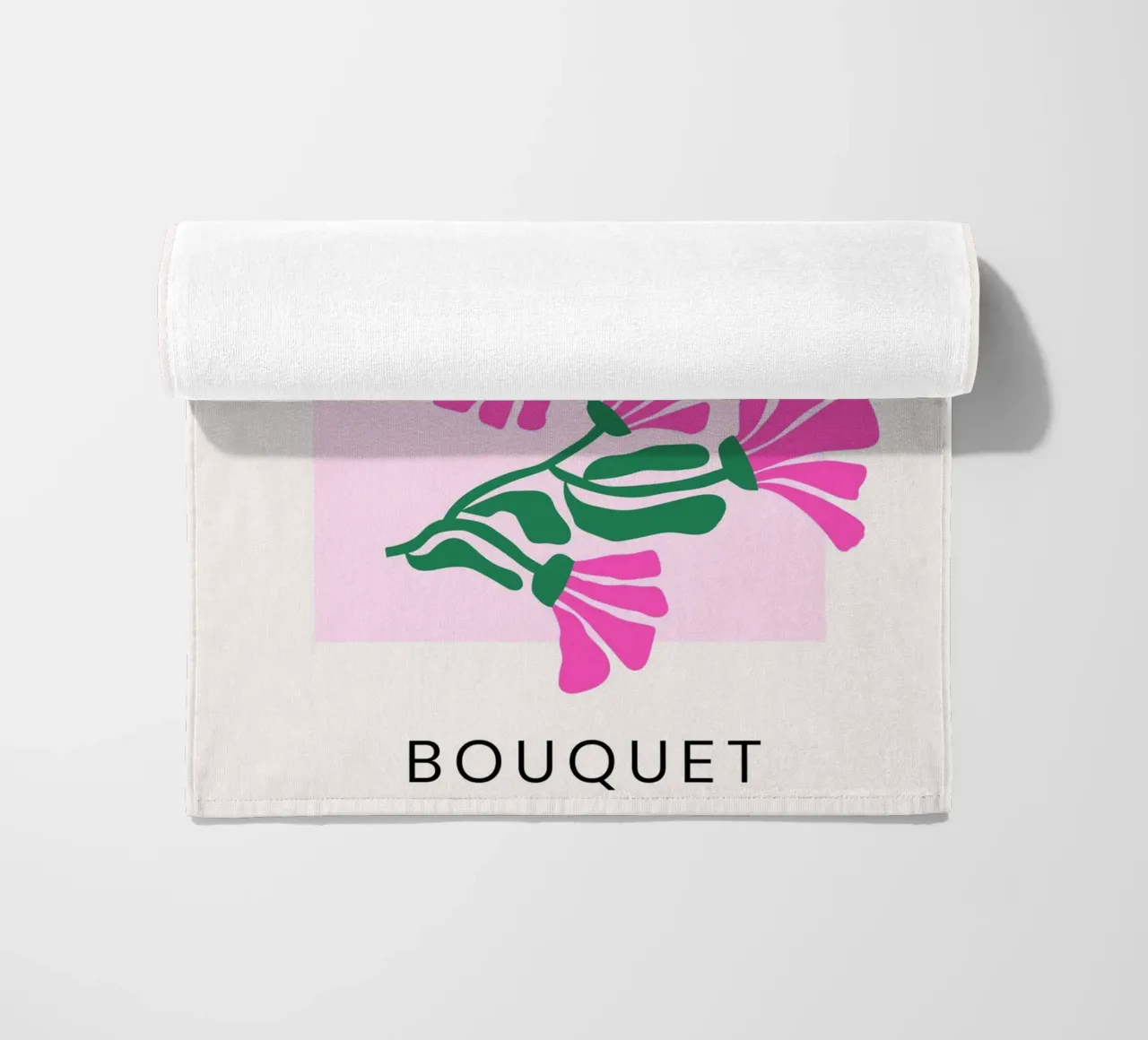 Psychedelic Blob Flower Groovy Abstract Pop Art Print beach towel by NorwesClub