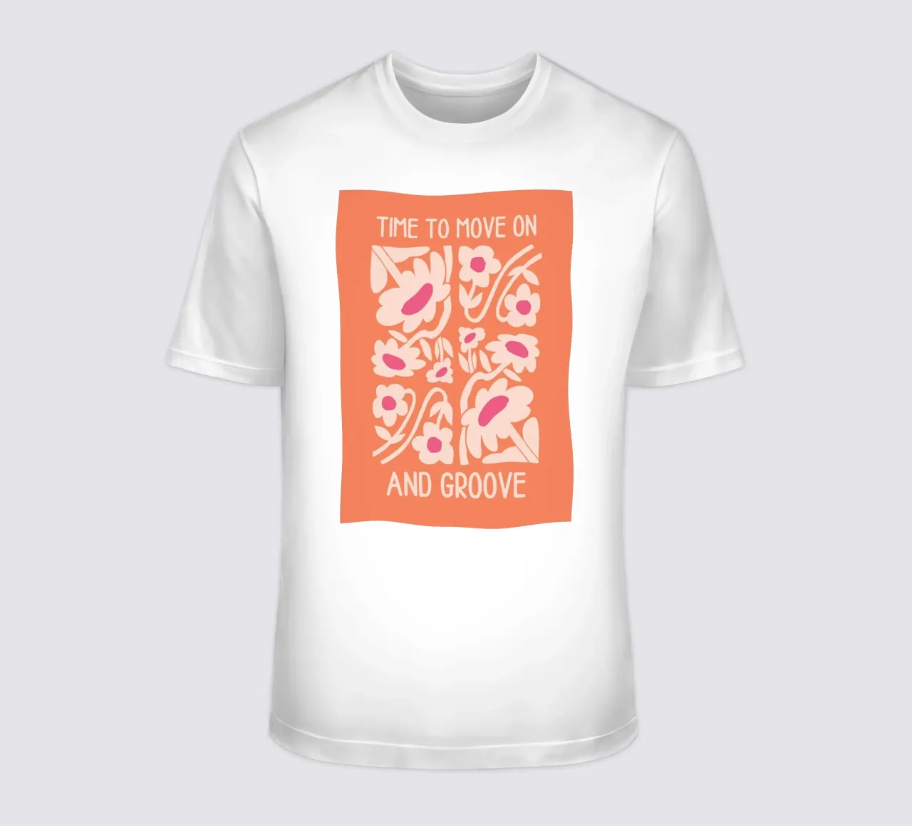 "Time To Move On" Psicodélico Retro Groovy Sun Pop Art camiseta de NorwesClub