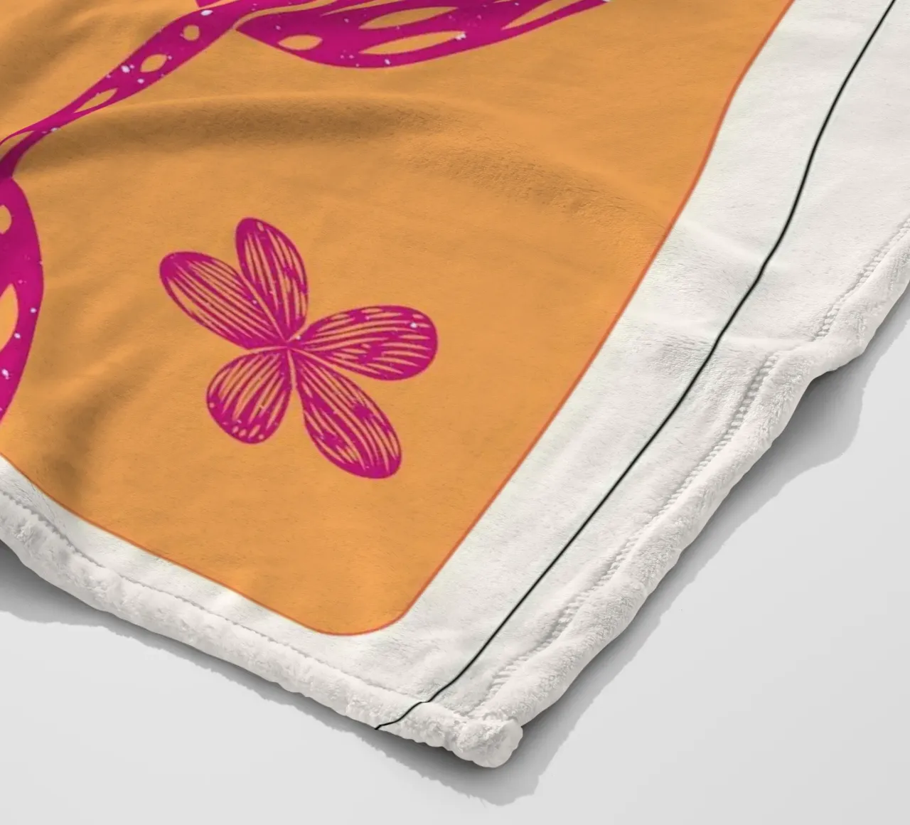 "Anything Is Possible" Psychedelic Retro Affirmation Pop Art fleece blanket by NorwesClub