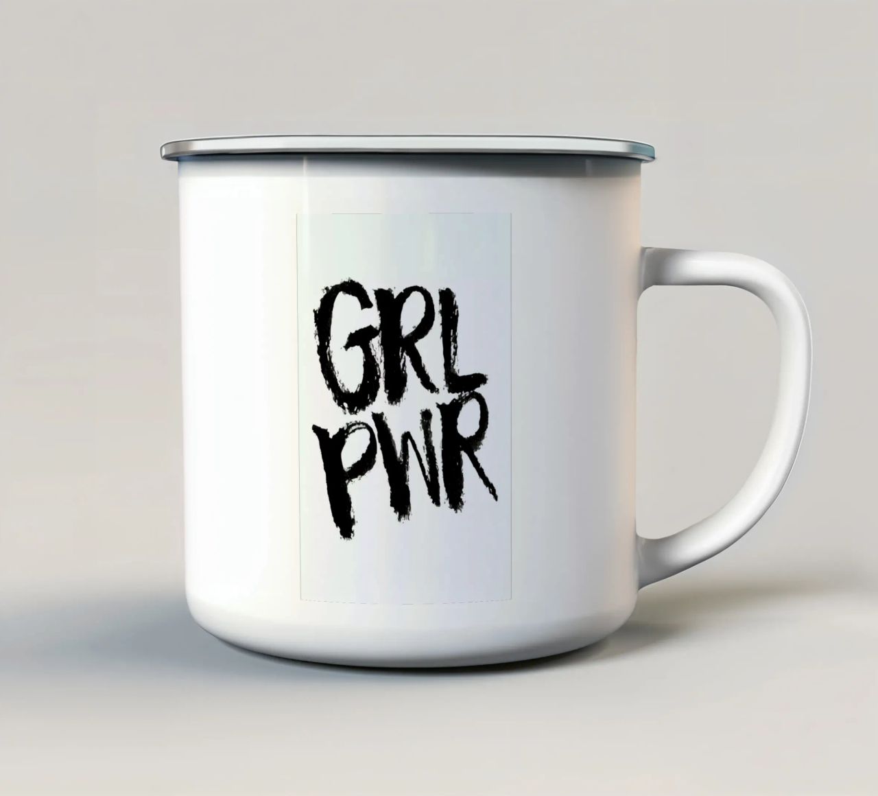 Grl Pwr tazza in smalto da Dead Language
