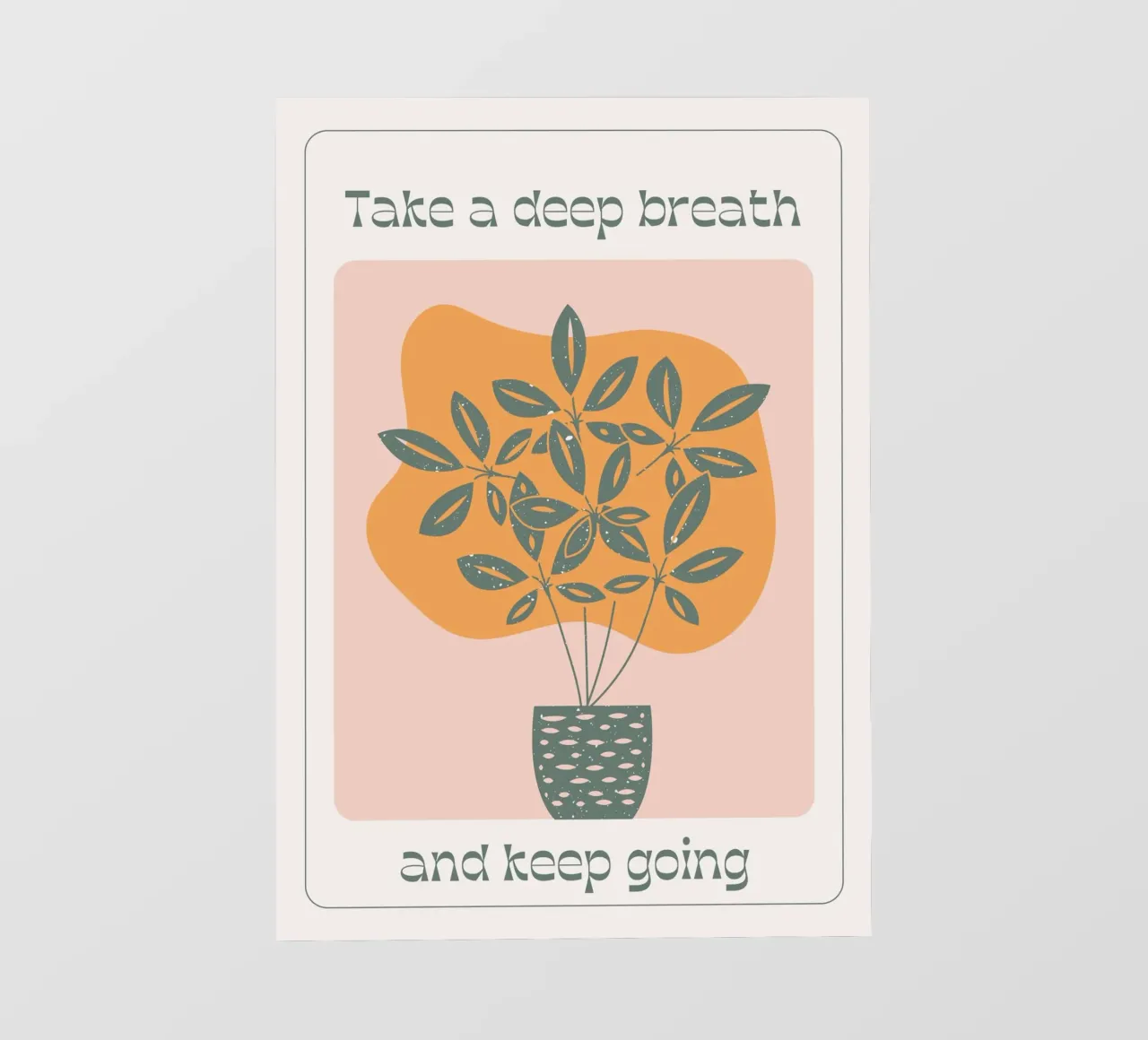 Arte pop psichedelica positiva e retrò "Take A Deep Breath". pellicola backlit da NorwesClub