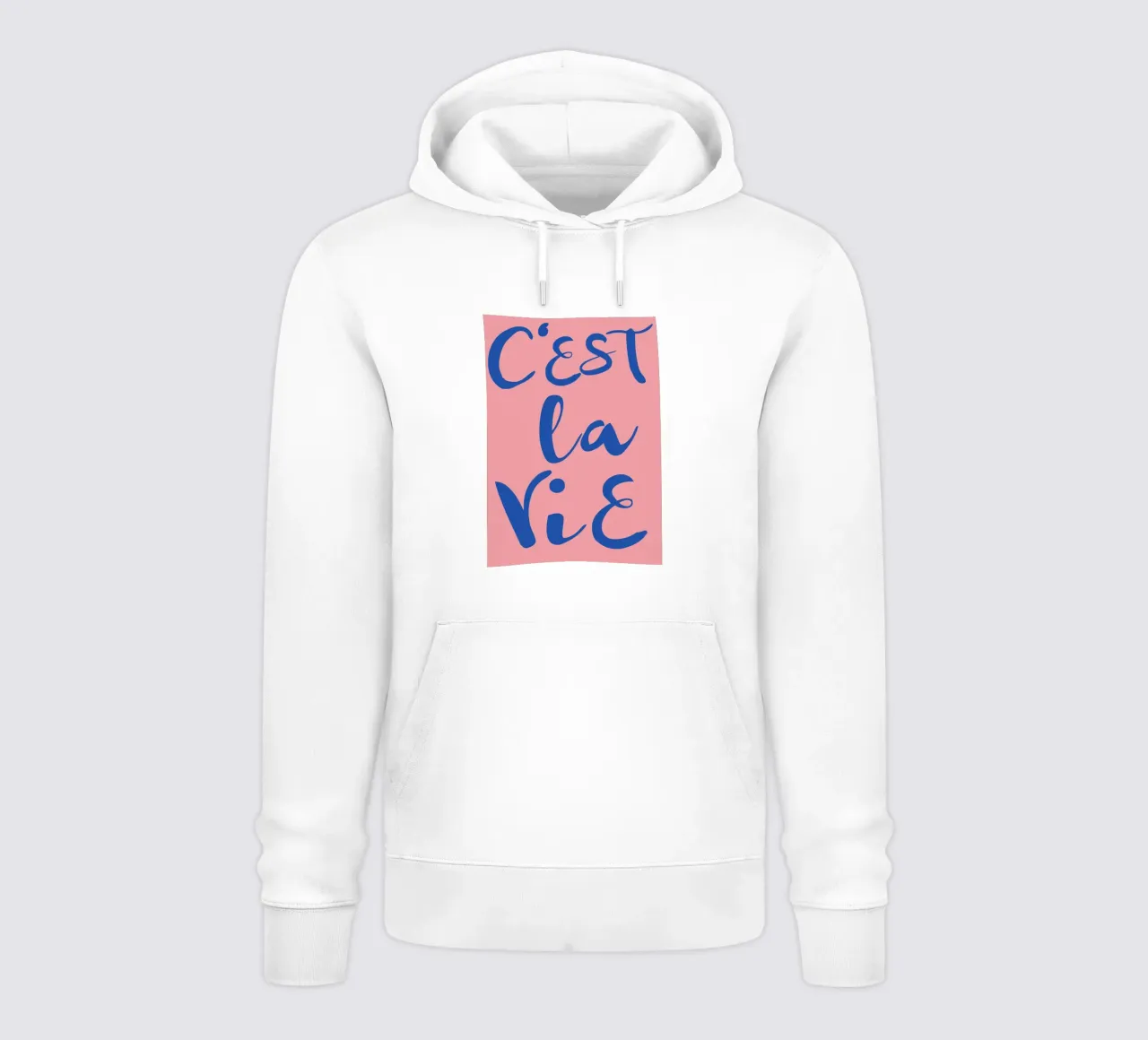 "C'est La Vie" Impresión Pop Art Abstracta Psicodélica Retro sudadera con capucha de NorwesClub