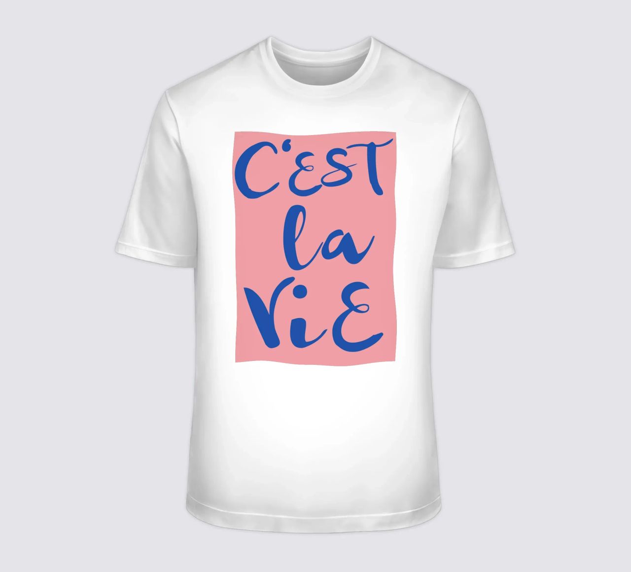 "C'est La Vie" Retro Psychedelic Abstract Pop Art Print t-shirt by NorwesClub