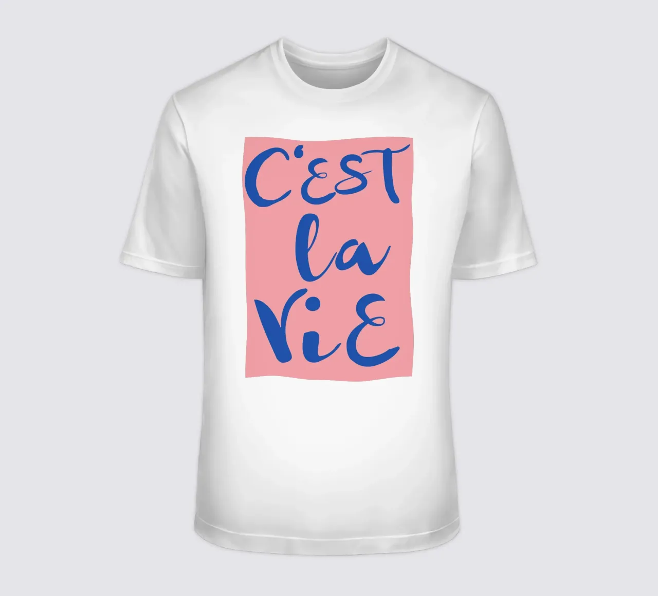 "C'est La Vie" Retro Psychedelic Abstract Pop Art Print t-shirt by NorwesClub