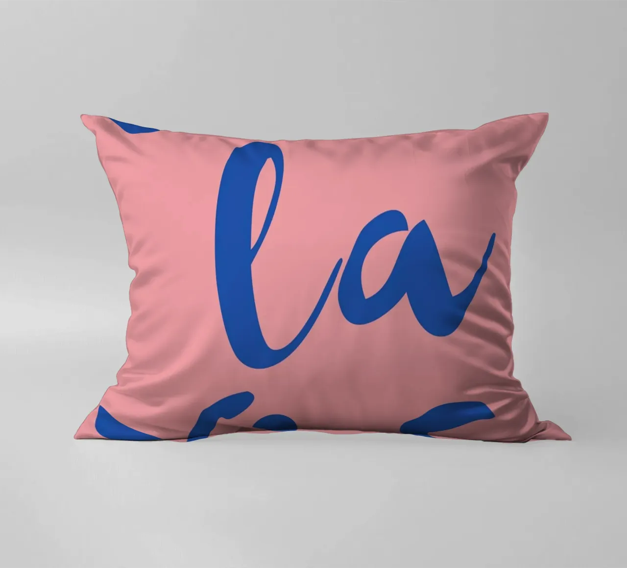 "C'est La Vie" Retro Psychedelic Abstract Pop Art Print decorative cushion by NorwesClub