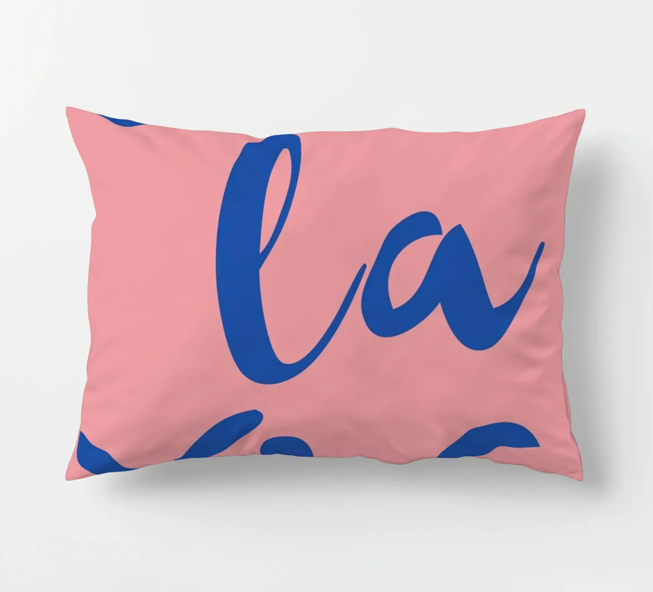 "C'est La Vie" Retro Psychedelic Abstract Pop Art Print decorative cushion by NorwesClub
