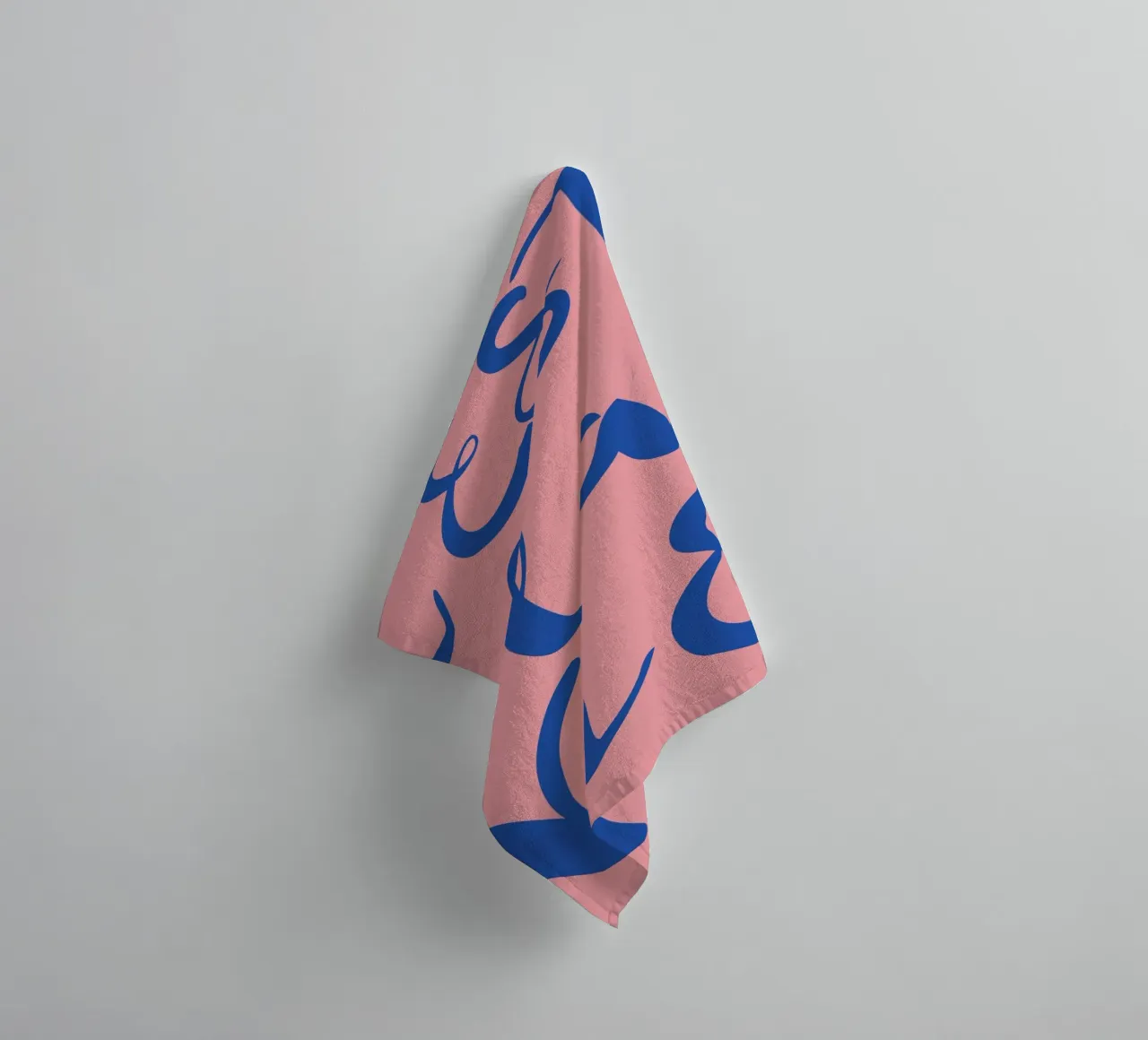 "C'est La Vie" Retro Psychedelic Abstrakte Pop Art Druck Handtuch von NorwesClub