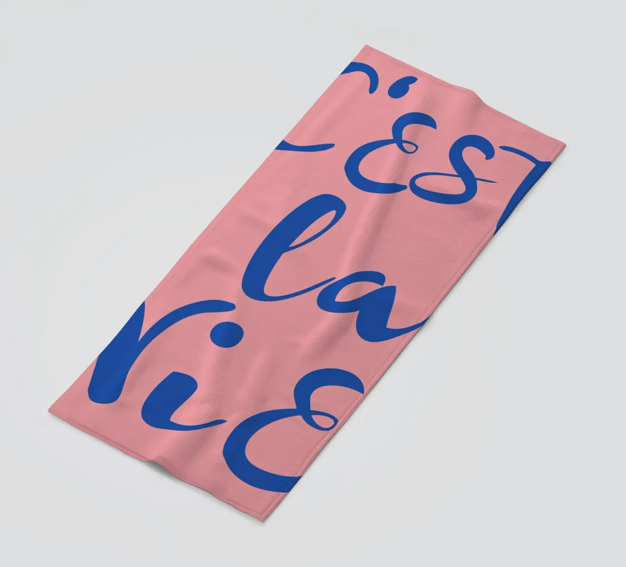 "C'est La Vie" Retro Psychedelic Abstract Pop Art Print beach towel by NorwesClub