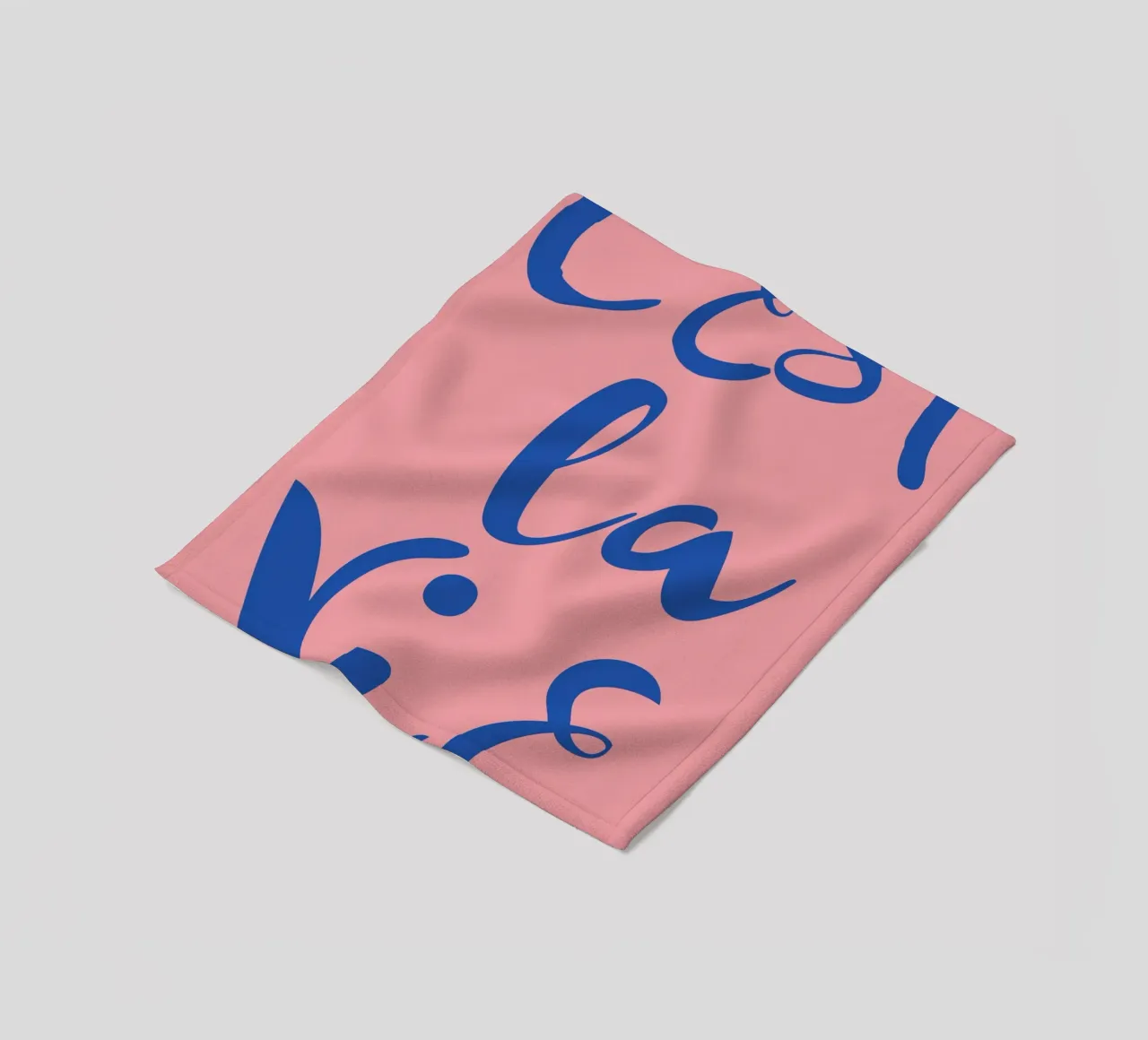 "C'est La Vie" Retro Psychedelic Abstract Pop Art Print fleece blanket by NorwesClub