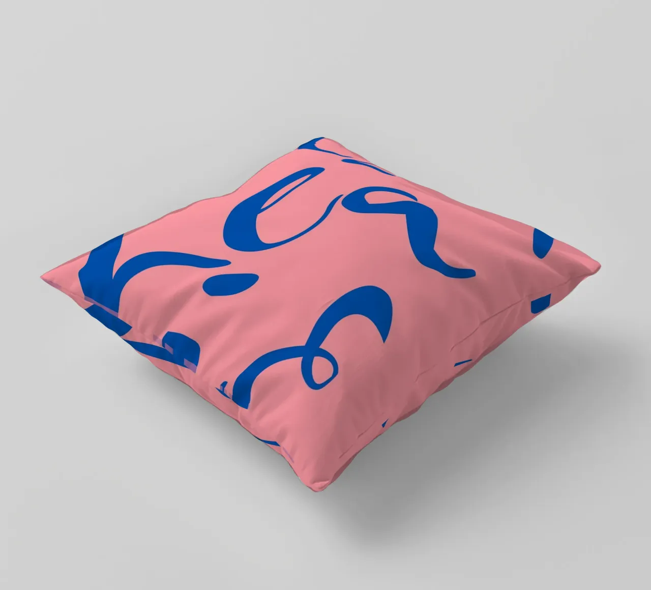 "Blueberry Faygo" Pop Art astratta liquida retrò e groovy cuscino da NorwesClub