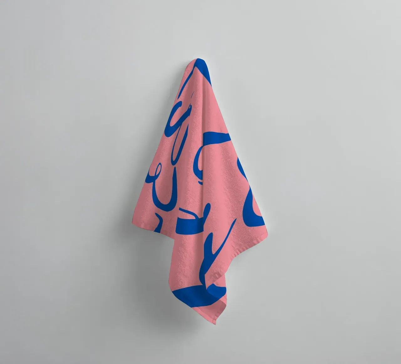 "Blueberry Faygo" Retro Groovy Liquid Abstract Pop Art towel by NorwesClub
