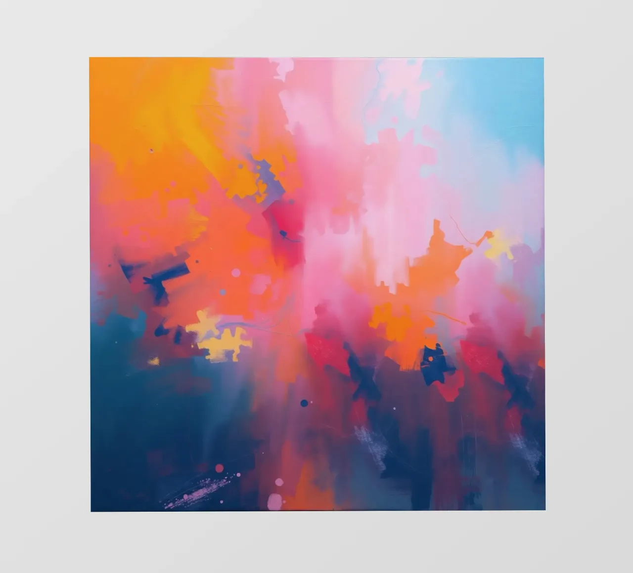abstract artwork in vibrant hues capturing the essence pvc cover by DesignDoodle