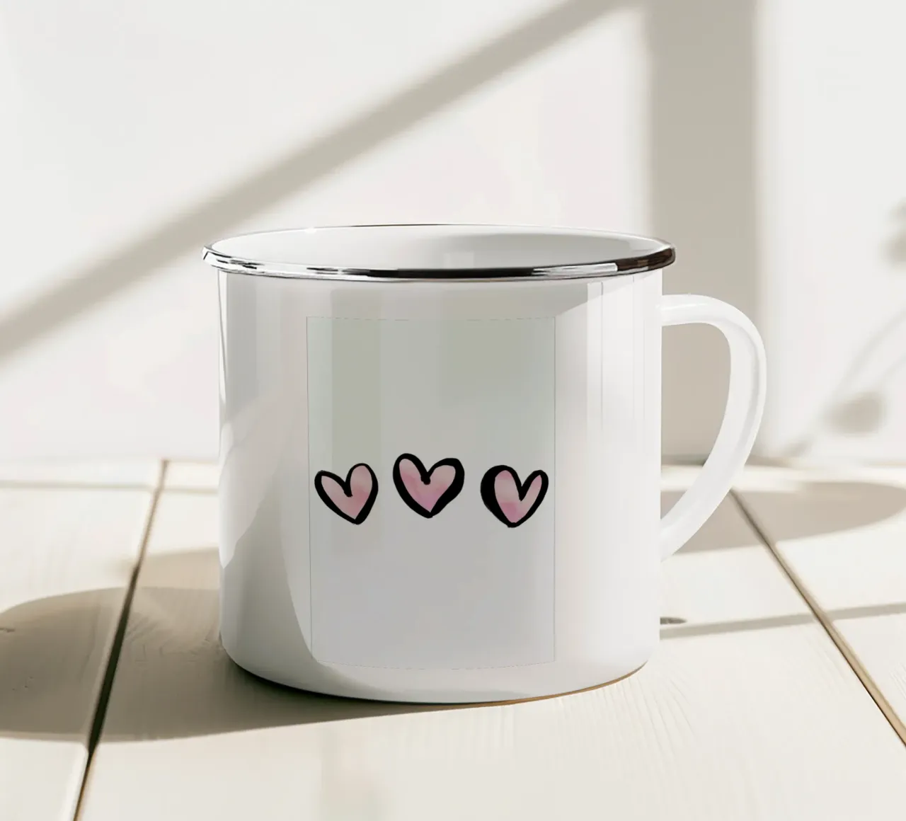 Hearts tazza in smalto da Dead Language