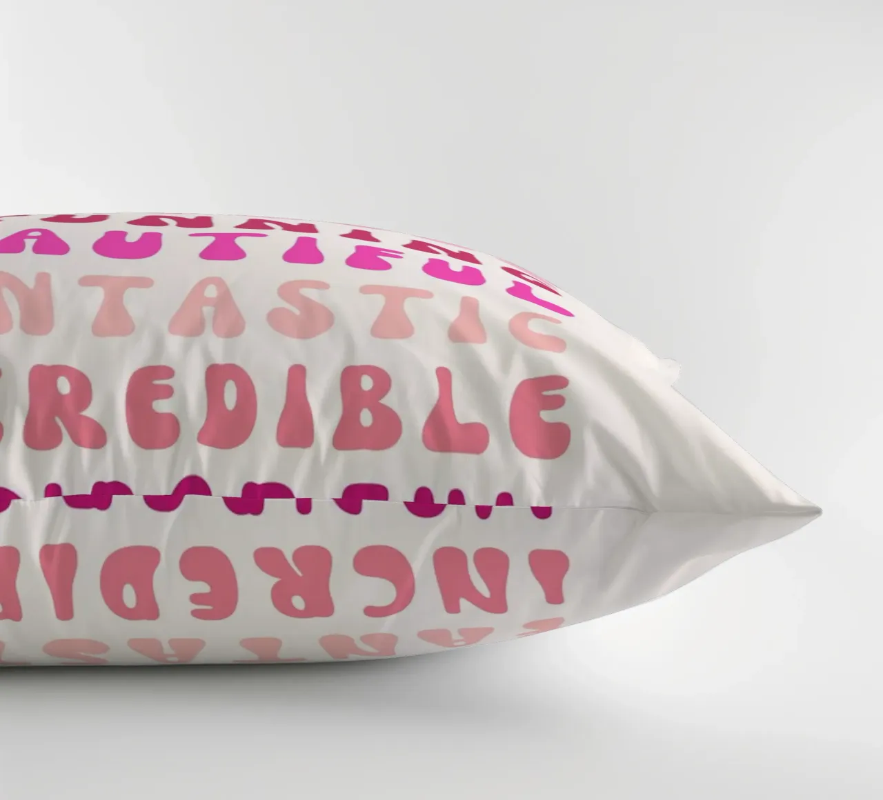Affermazione retrò "You Are Super Amazing" Pop Art rosa cuscino da NorwesClub