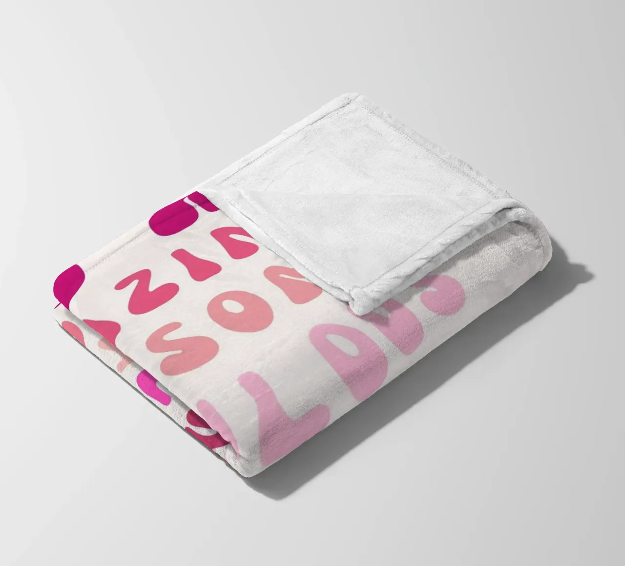 Affermazione retrò "You Are Super Amazing" Pop Art rosa coperta in pile da NorwesClub