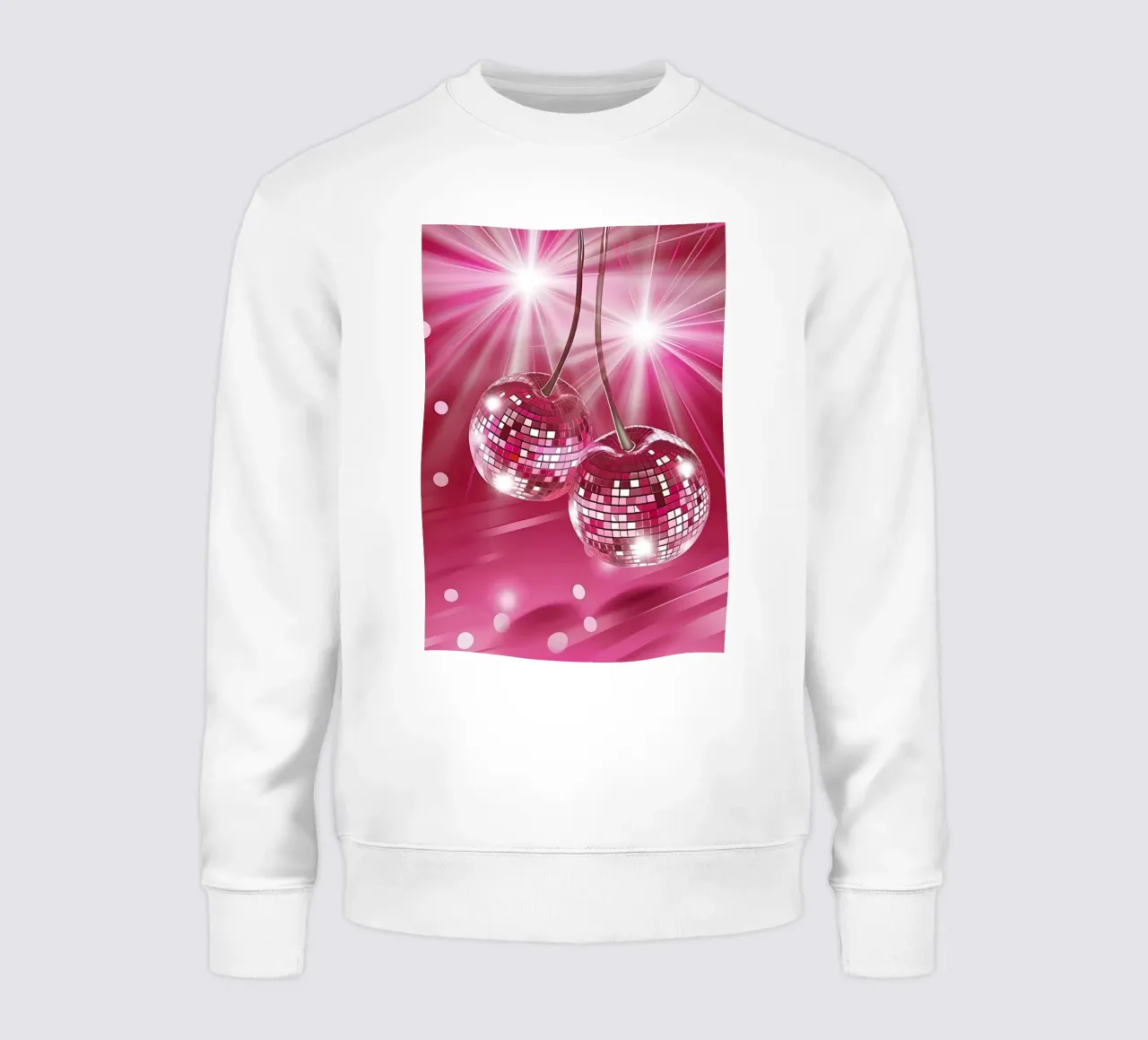 Ballo da discoteca rosa Retro anni '70 Glamour Pop Art Party Print felpa da NorwesClub