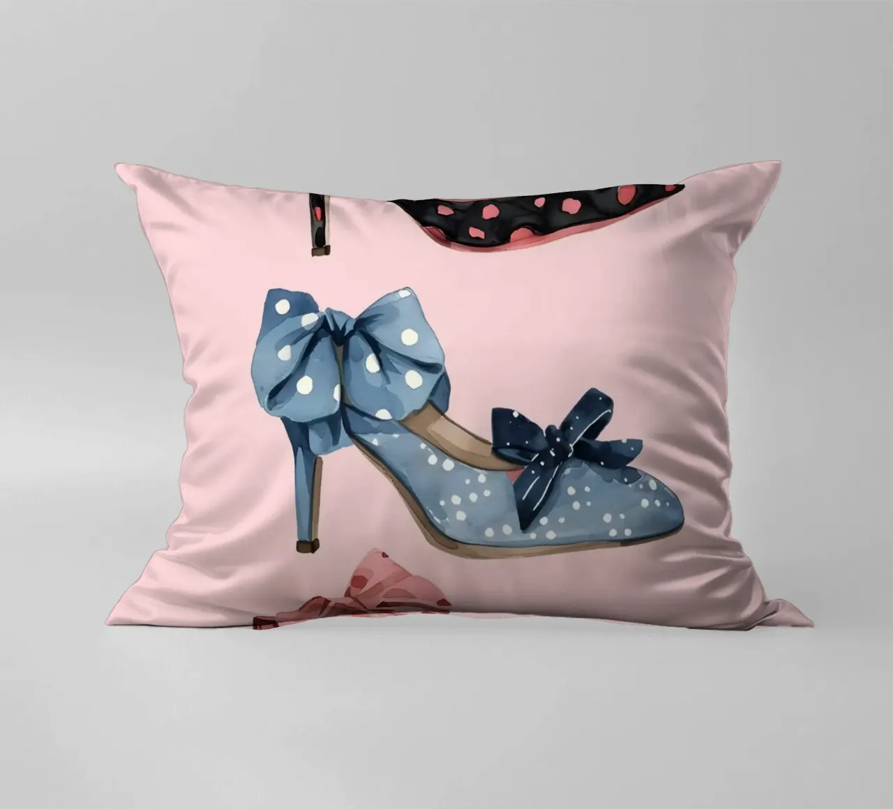 Scarpe con plateau retrò anni '70 Moda Pop Art Print cuscino da NorwesClub