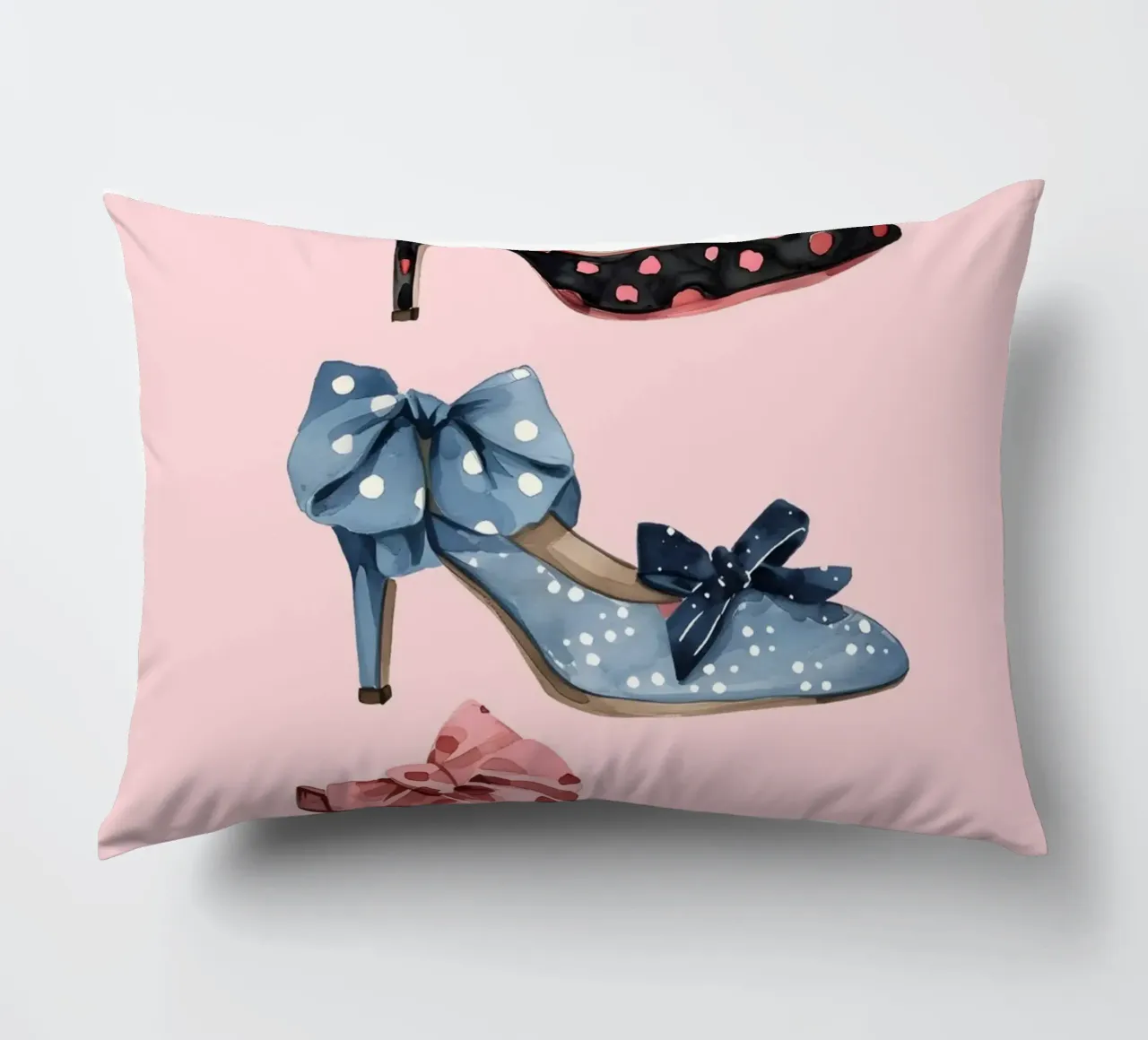 Scarpe con plateau retrò anni '70 Moda Pop Art Print cuscino da NorwesClub