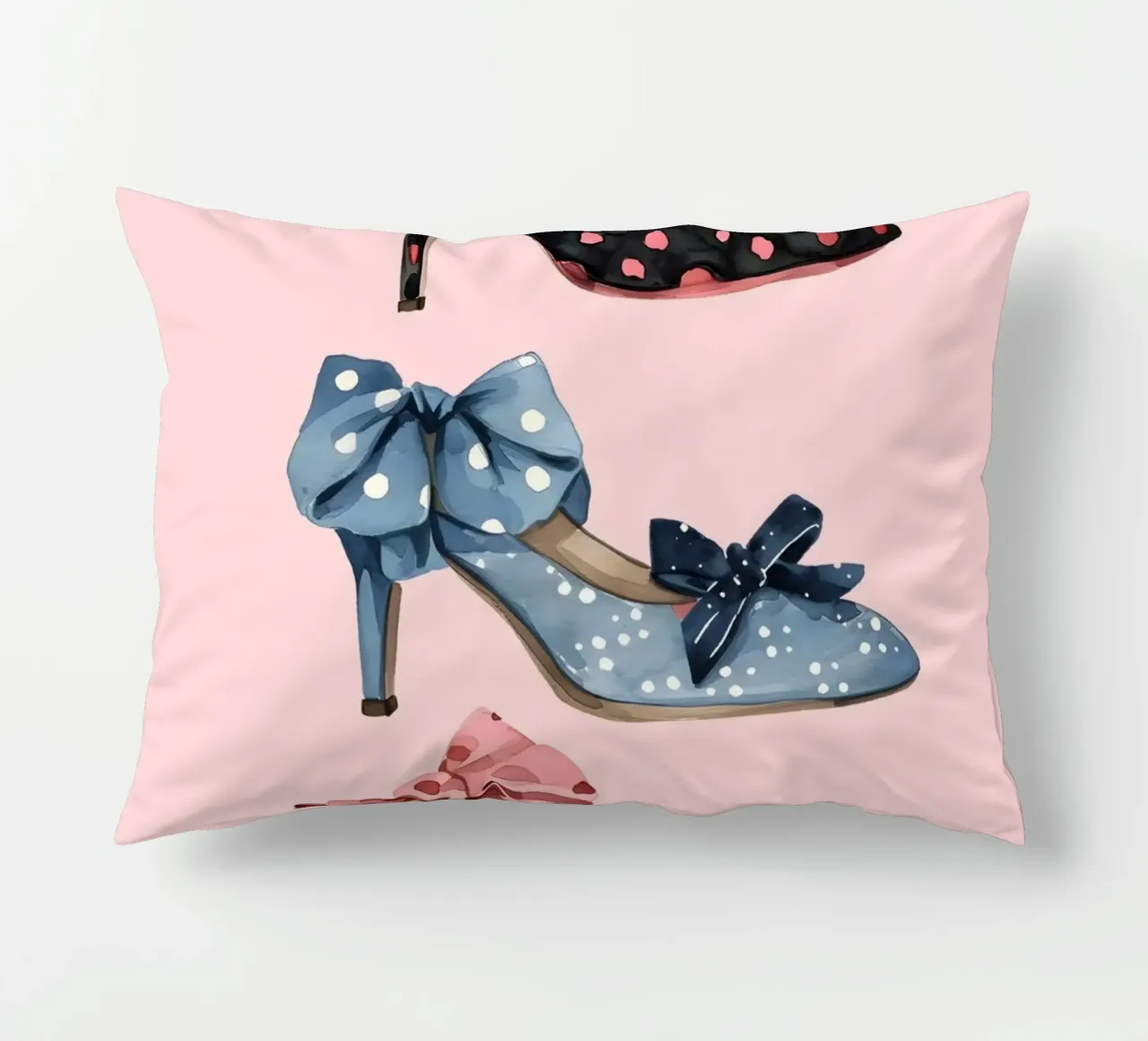 Scarpe con plateau retrò anni '70 Moda Pop Art Print cuscino da NorwesClub