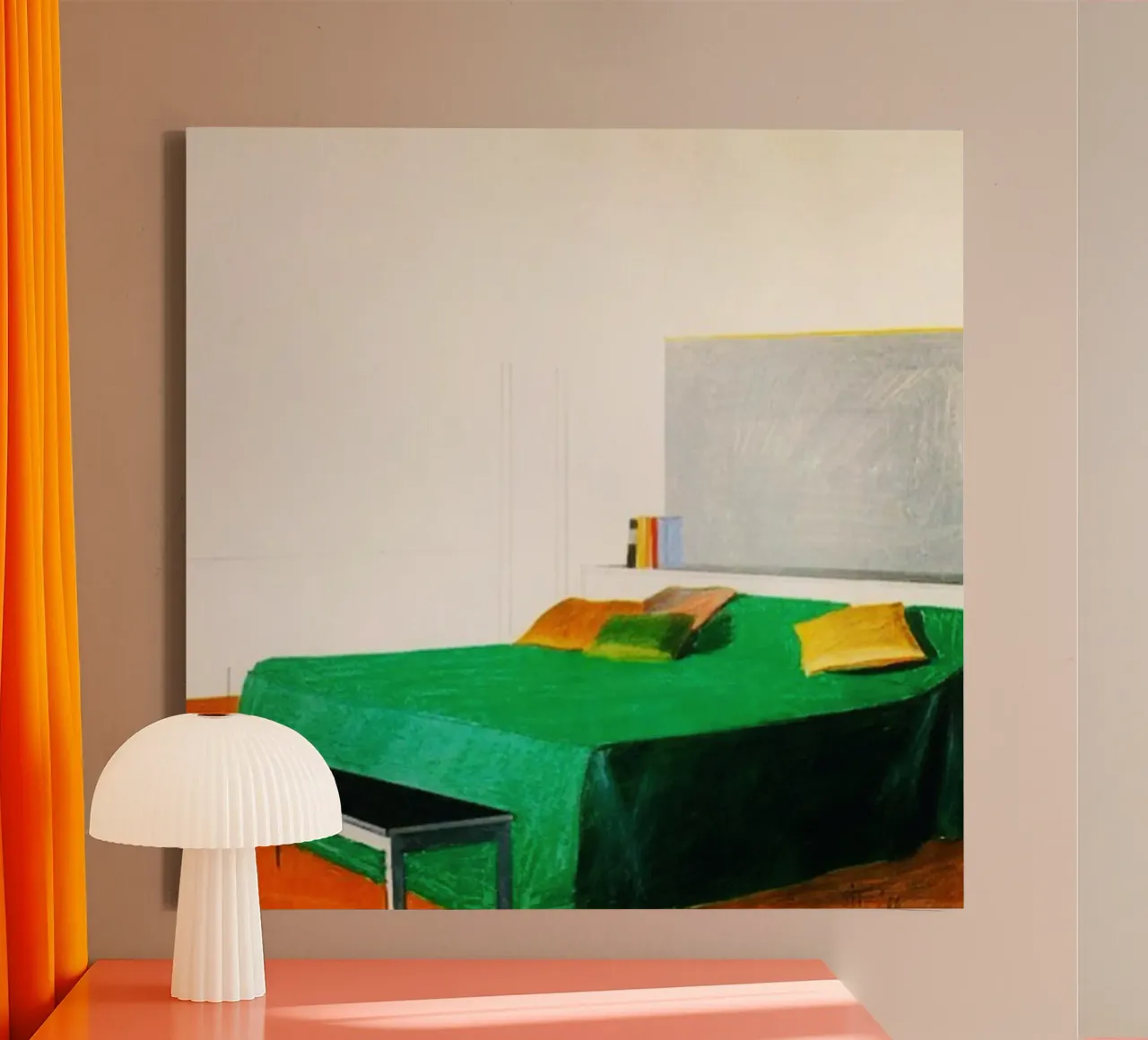 Schlafzimmer , 1966 Leinwand von khanrosie