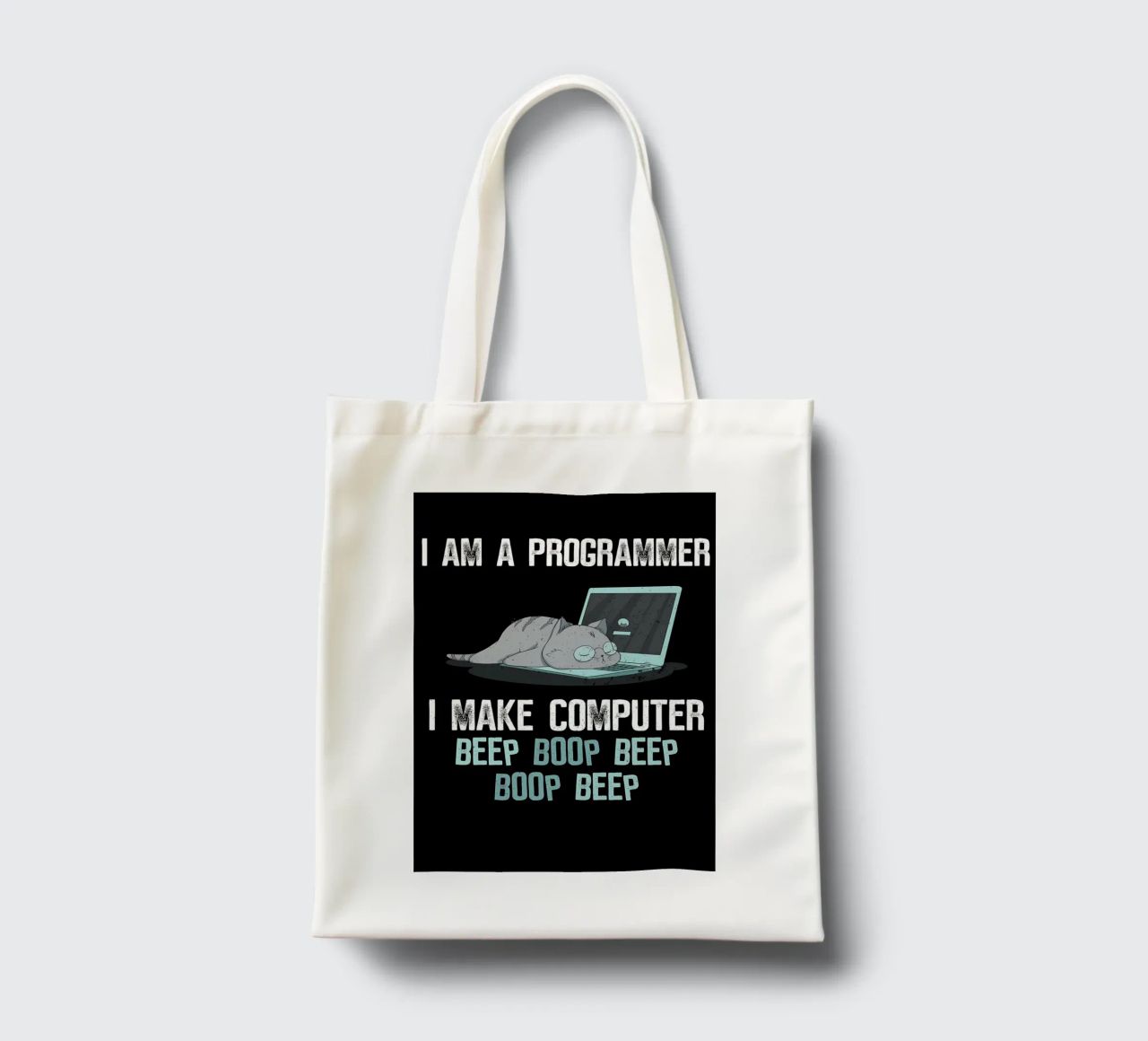 programmatore di occhiali per computer portatili borsa in juta da Quinten Tibbetts-Minimalist