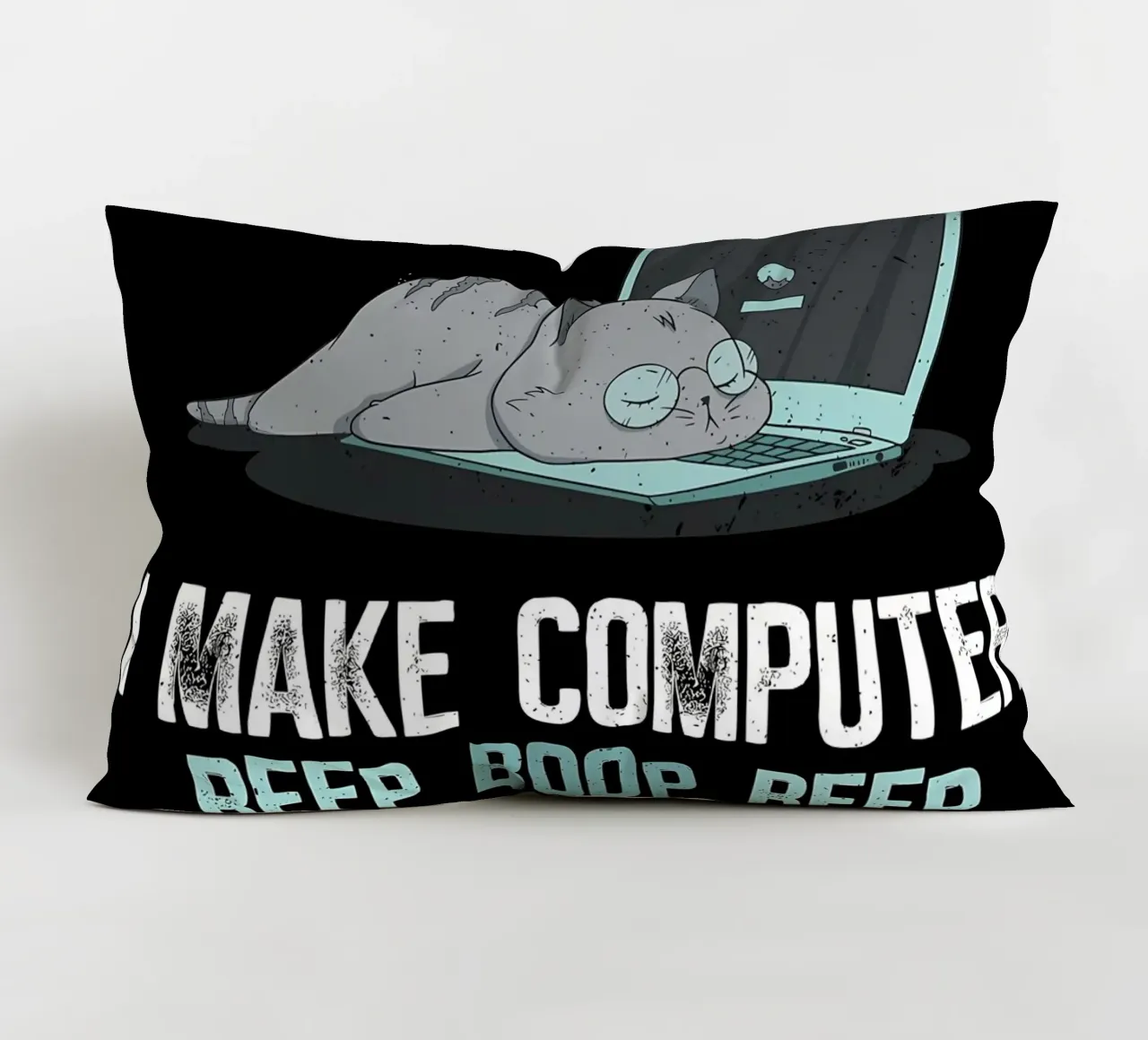 cat gafas portatil programador cojín de Quinten Tibbetts-Minimalist