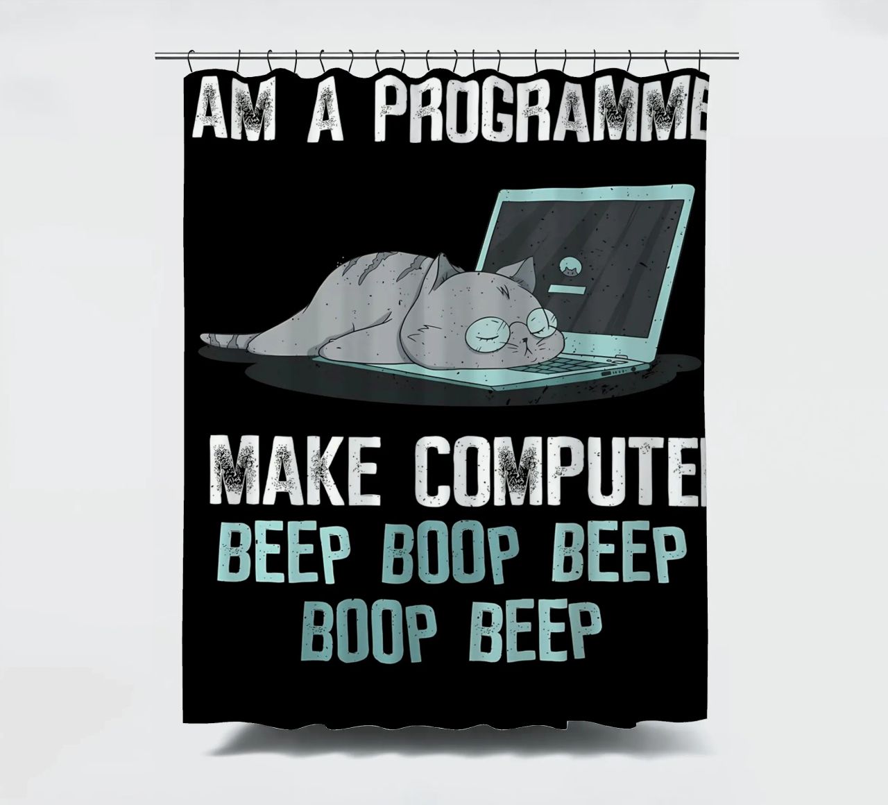 programmatore di occhiali per computer portatili tenda da doccia da Quinten Tibbetts-Minimalist