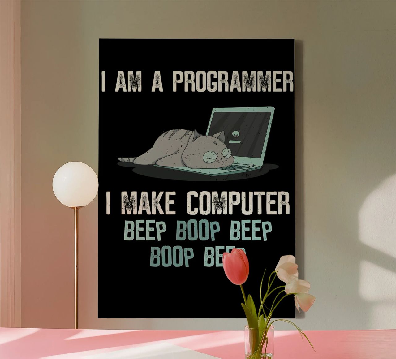 programmatore di occhiali per computer portatili tela da Quinten Tibbetts-Minimalist