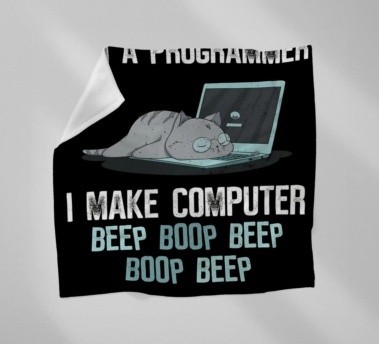 programmatore di occhiali per computer portatili coperta in pile da Quinten Tibbetts-Minimalist