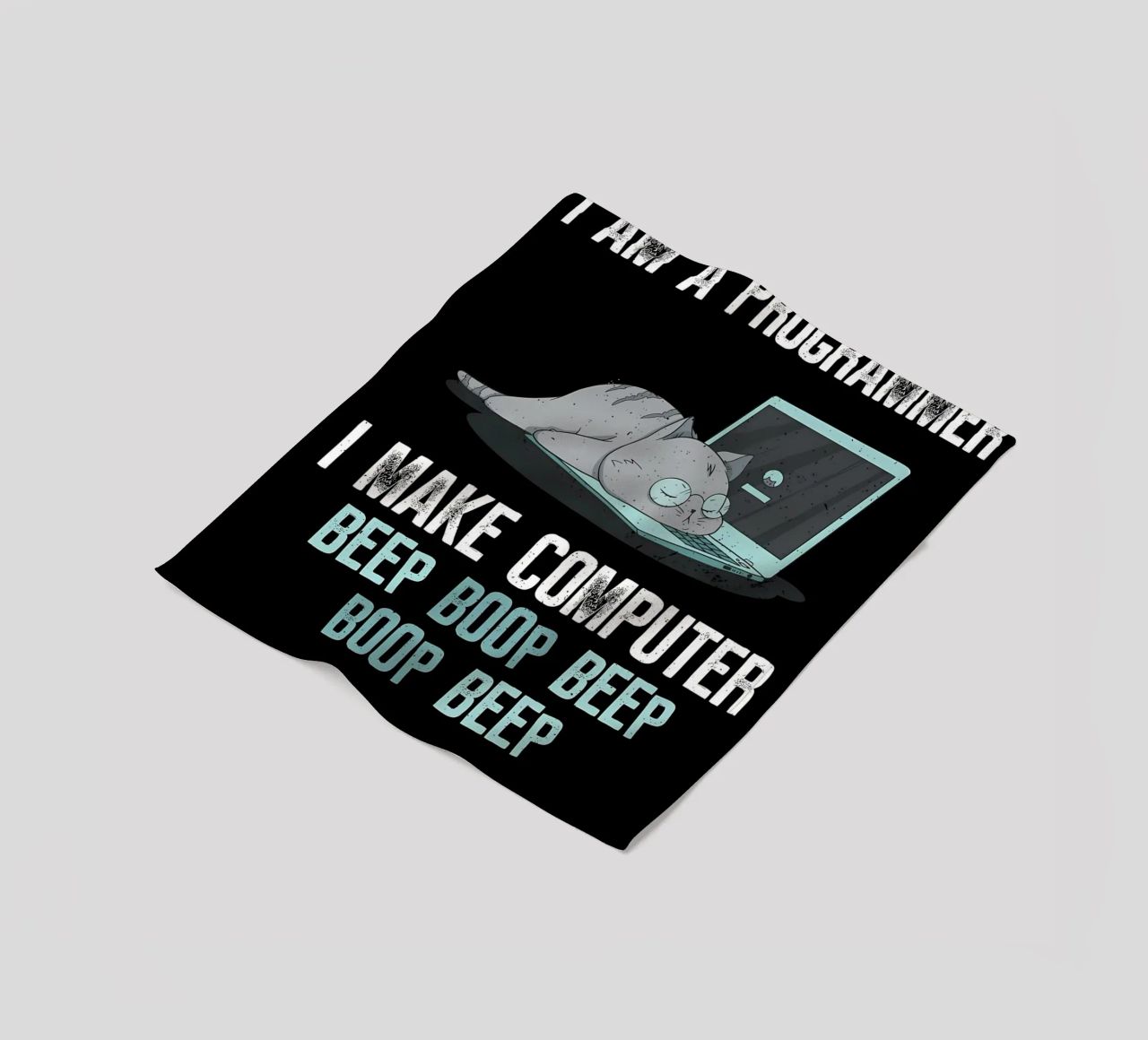 programmatore di occhiali per computer portatili coperta in pile da Quinten Tibbetts-Minimalist