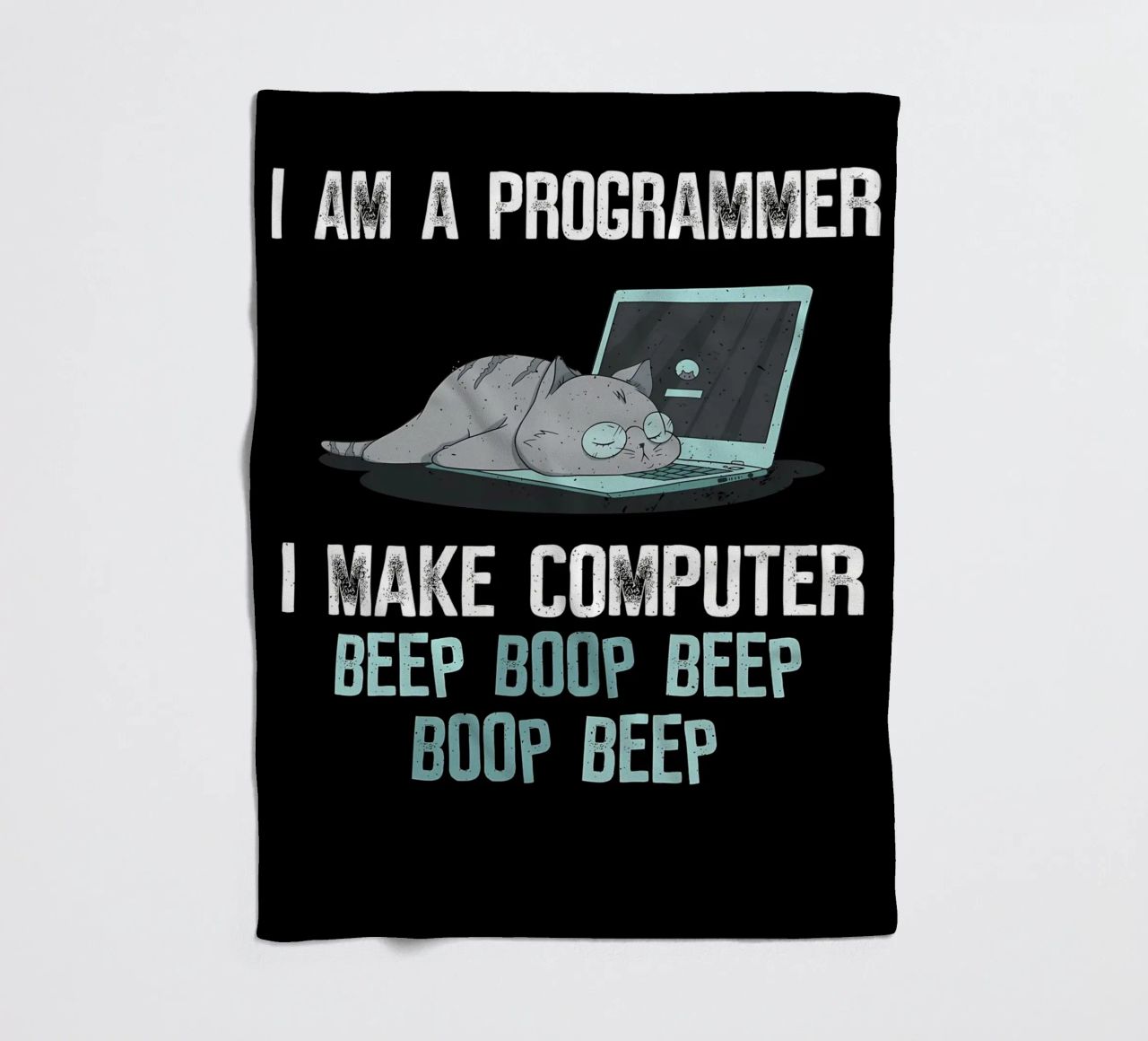 programmatore di occhiali per computer portatili coperta in pile da Quinten Tibbetts-Minimalist