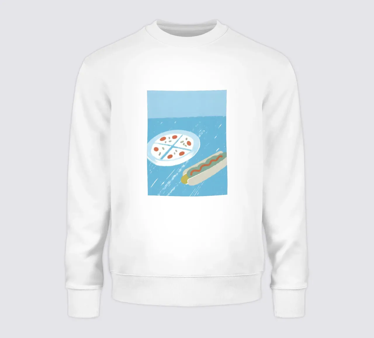 Pizza And Hotdog felpa da PERSONAL TOUCH