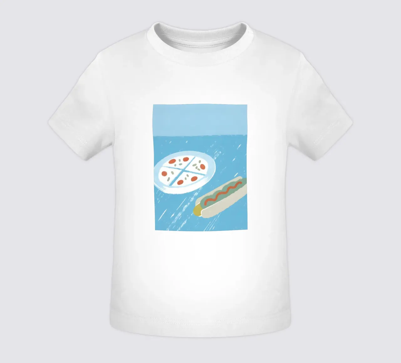 Pizza And Hotdog maglietta neonato da PERSONAL TOUCH