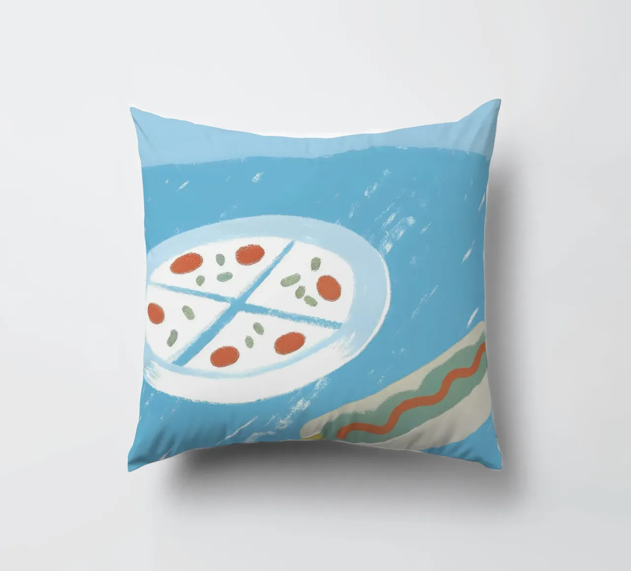 Pizza And Hotdog cuscino da PERSONAL TOUCH