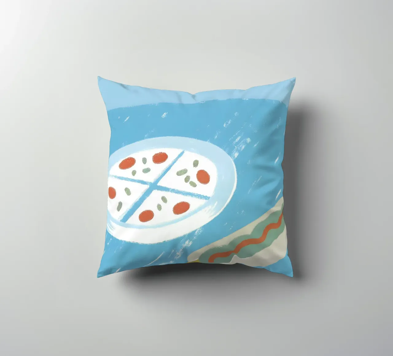 Pizza And Hotdog cuscino da PERSONAL TOUCH