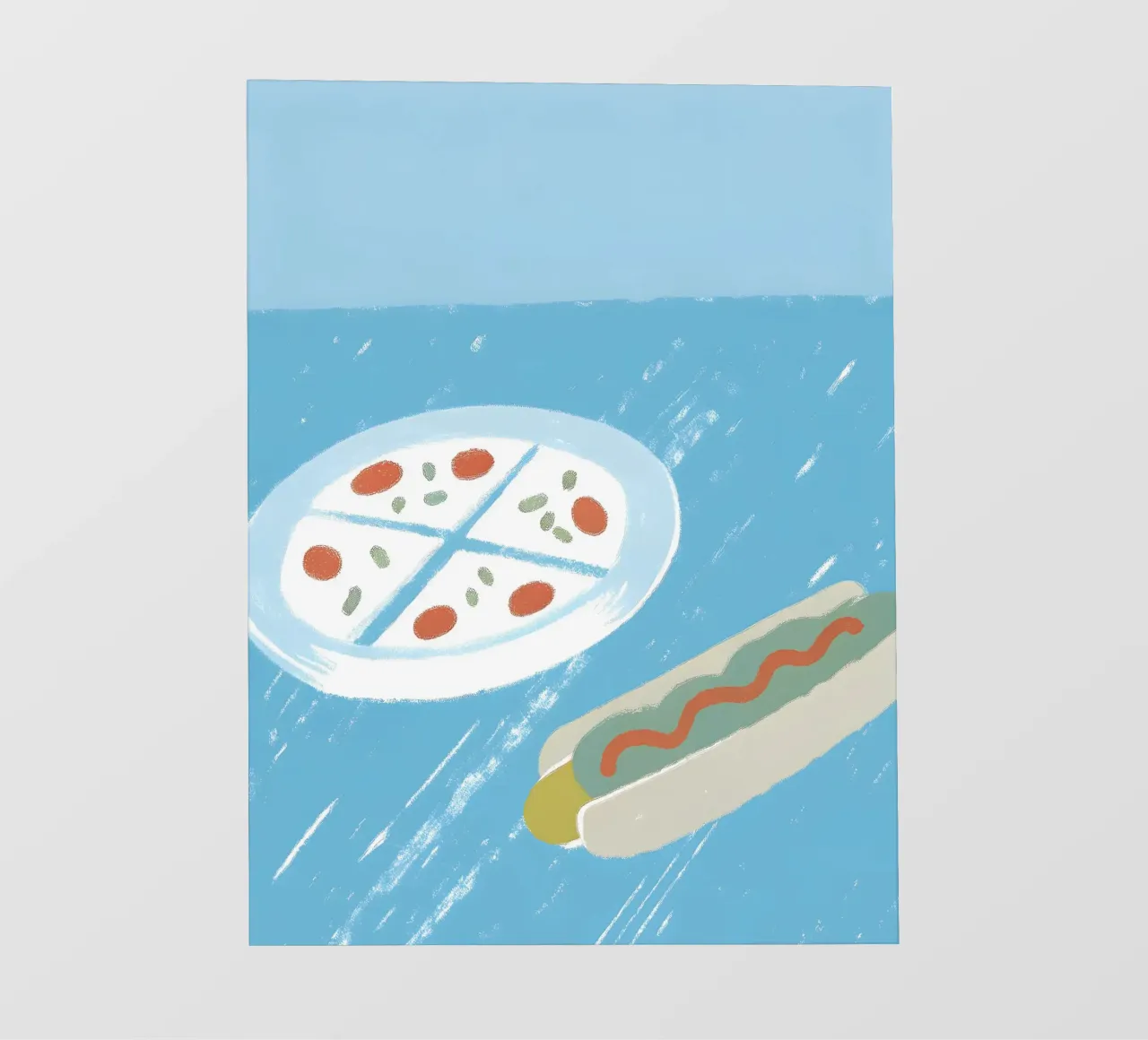 Pizza And Hotdog pellicola backlit da PERSONAL TOUCH