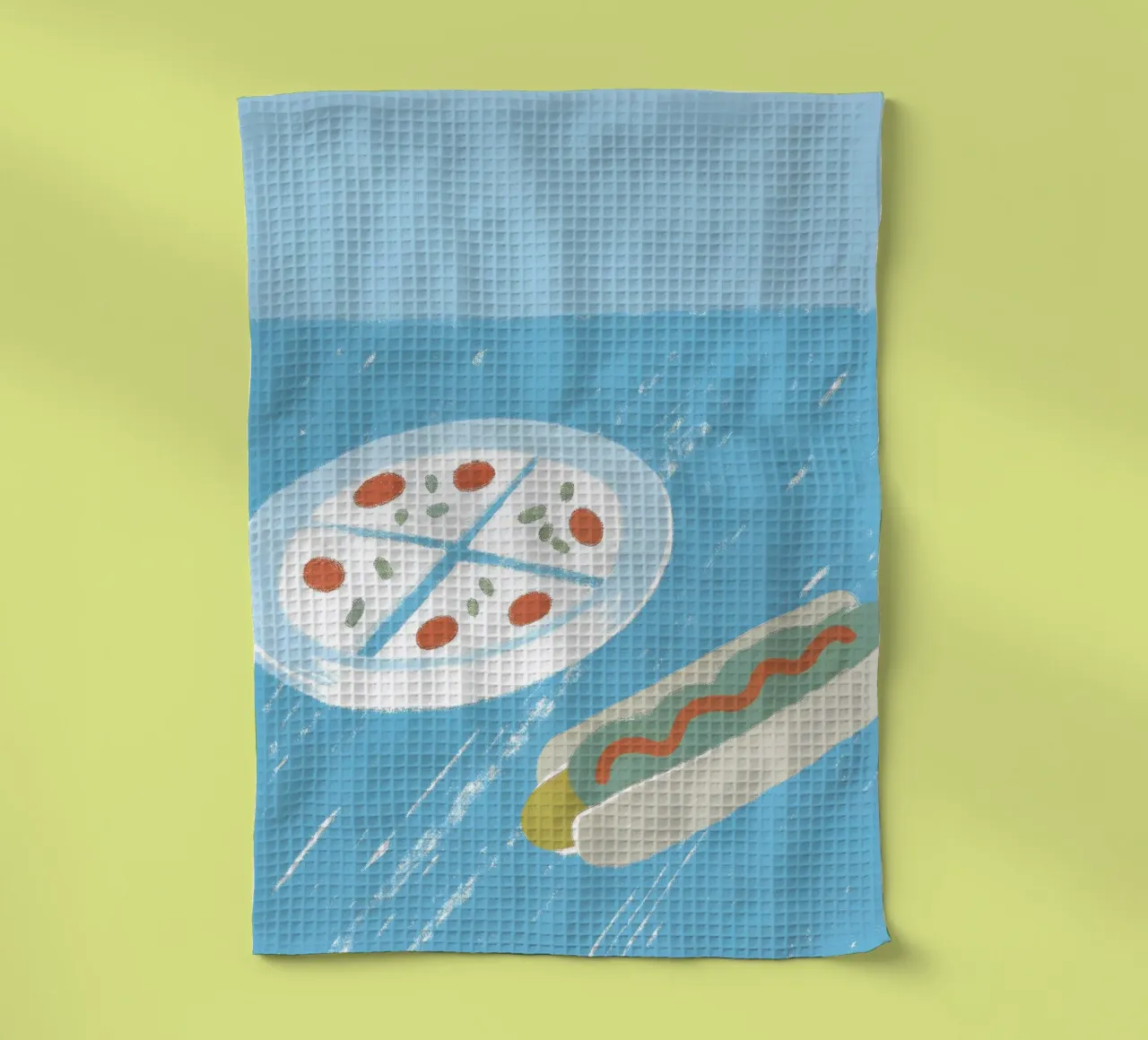 Pizza And Hotdog canovaccio da cucina da PERSONAL TOUCH