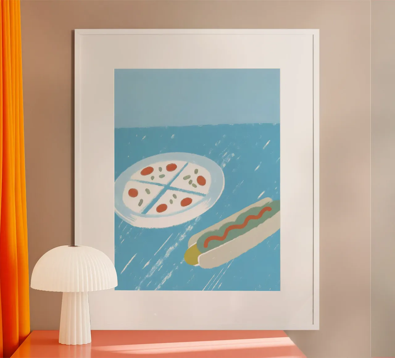 Pizza And Hotdog carta hahnemühle da PERSONAL TOUCH