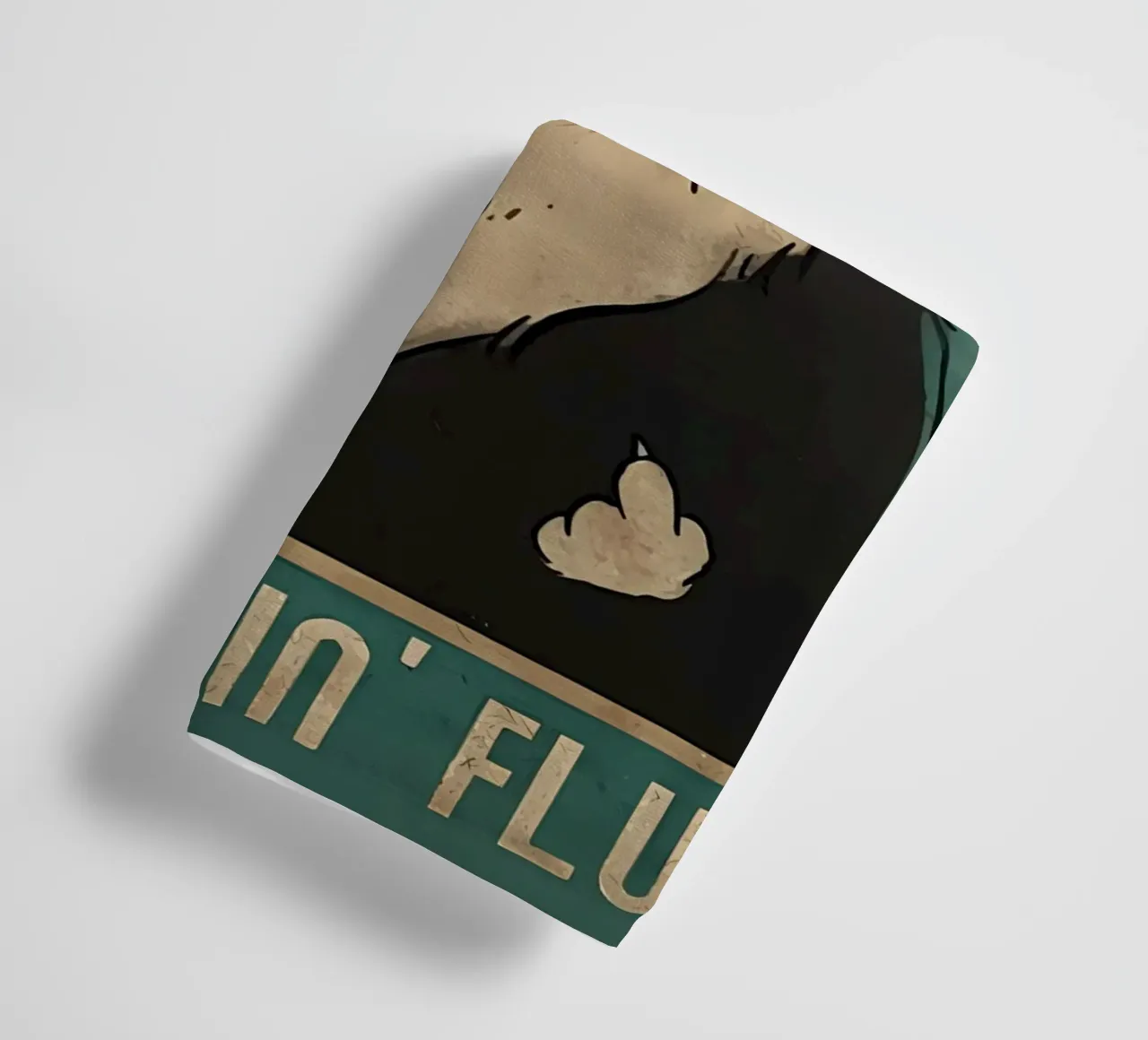 gatto smoking gatto espressione scontrosa pelo nero asciugamano da bagno da Paul Vasquez