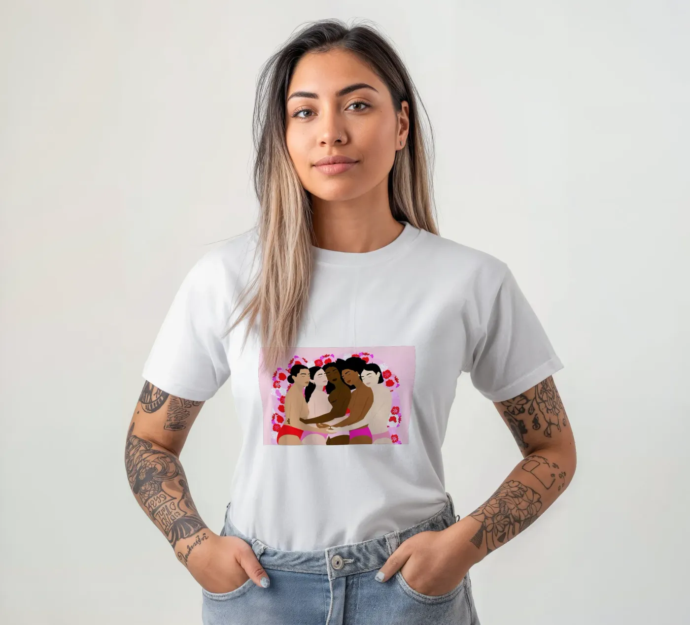 Unity t-shirt van Céleste Wallaert