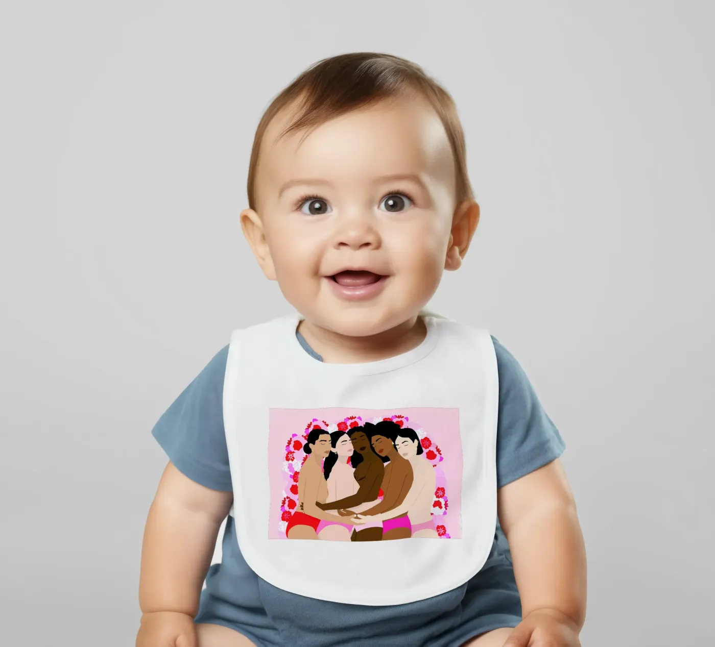 Unity baby slabbetje van Céleste Wallaert