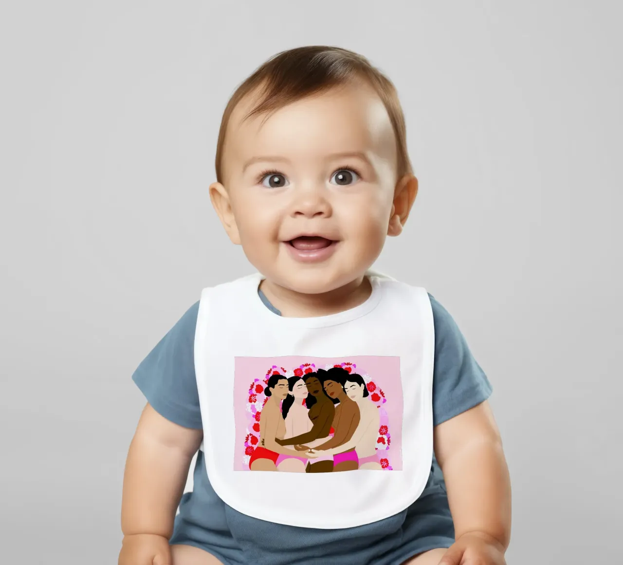 Unity baby slabbetje van Céleste Wallaert