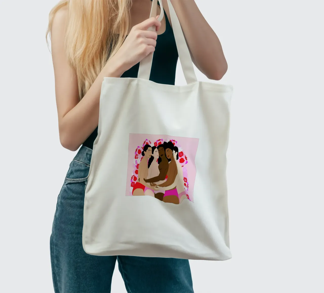 Unity borsa in juta da Céleste Wallaert