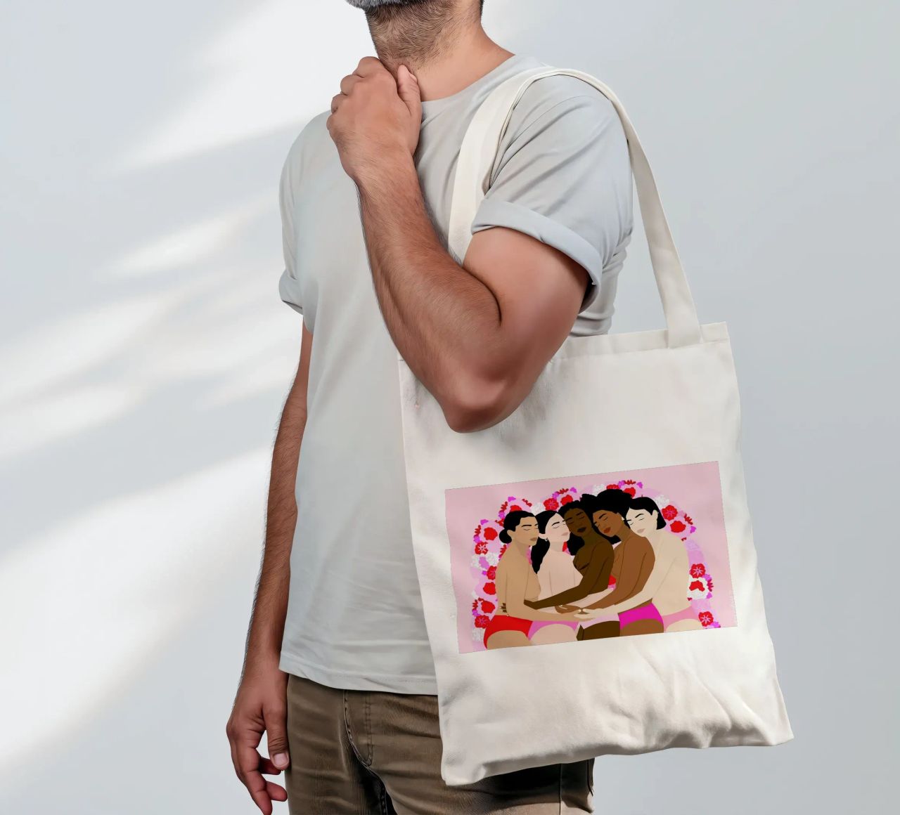 Unity borsa in juta da Céleste Wallaert