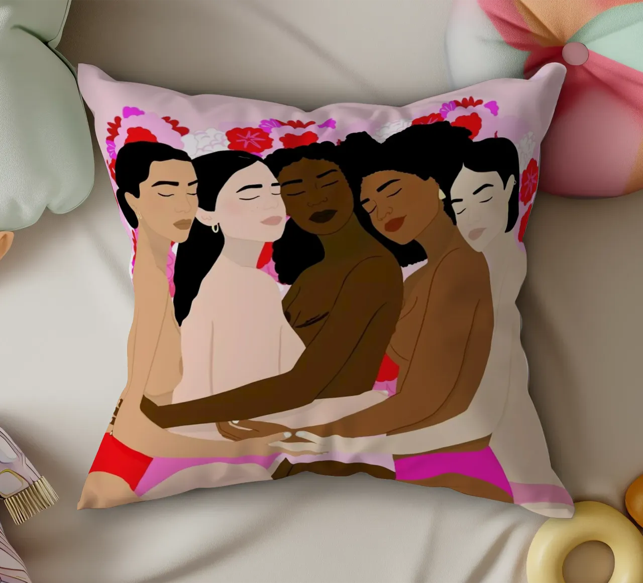 Unity Kissen von Céleste Wallaert
