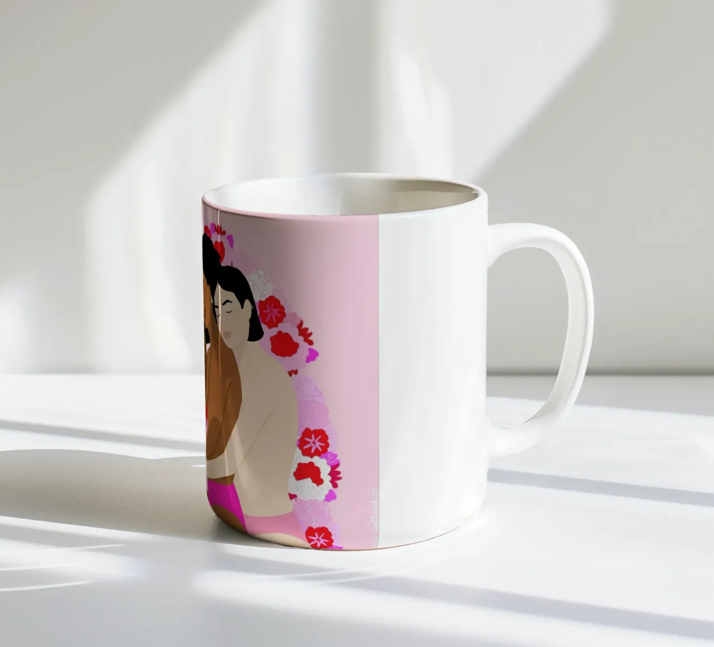 Unity tazza in ceramica da Céleste Wallaert