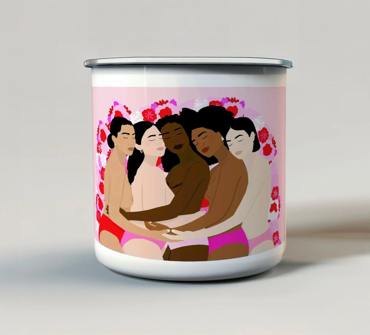 Unity tazza in smalto da Céleste Wallaert