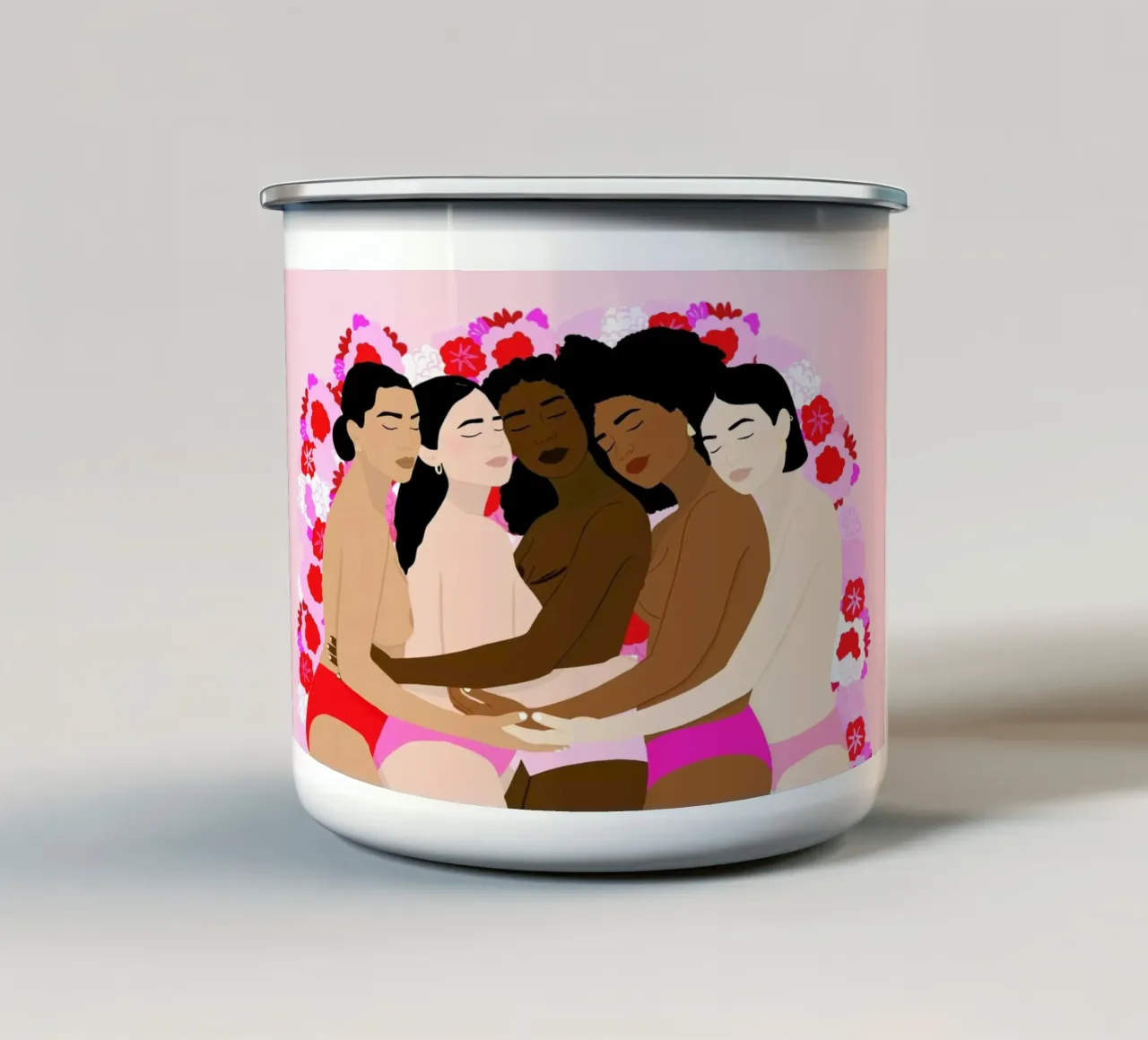 Unity mug en émail de Céleste Wallaert